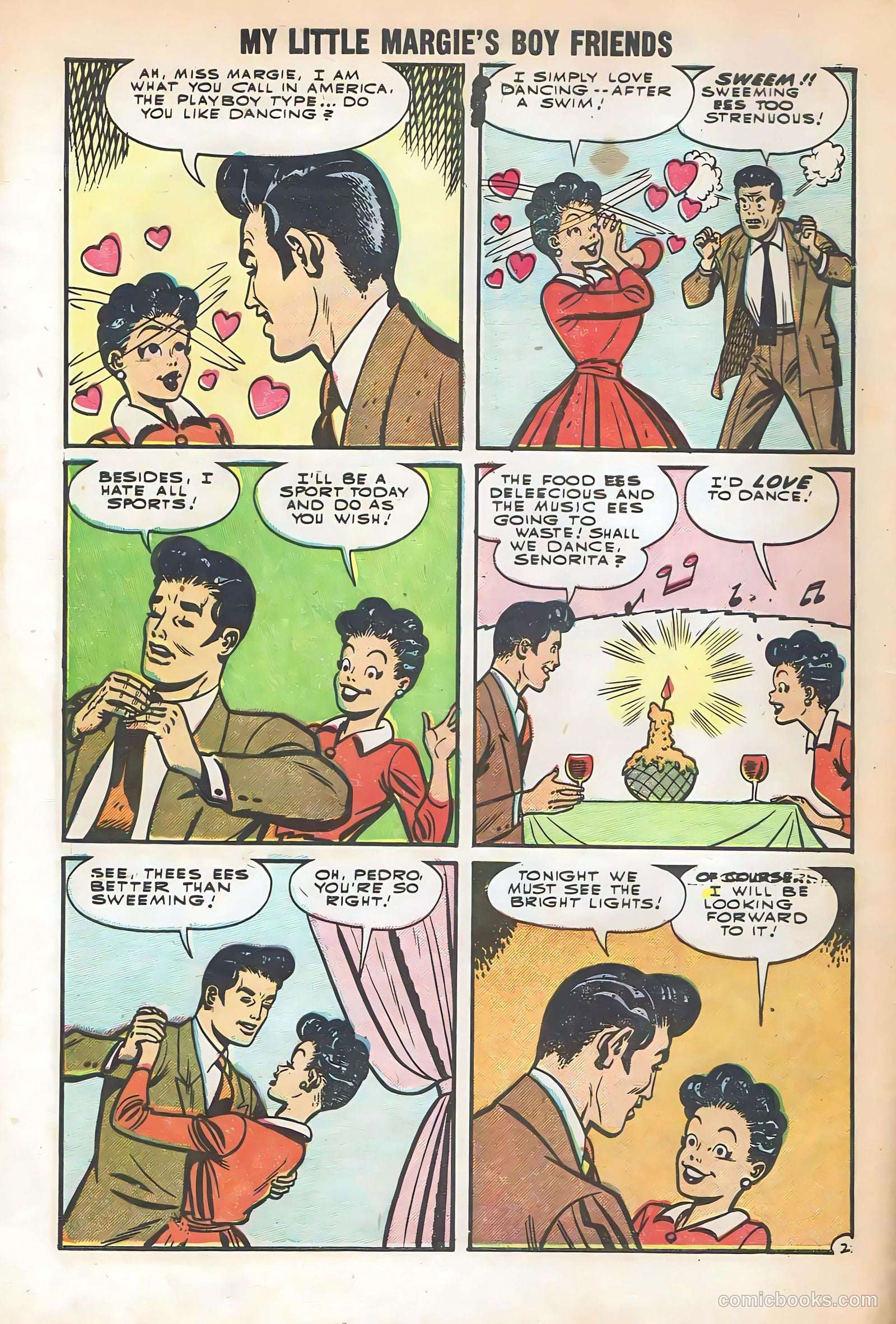 My Little Margie's Boy Friends #1 (1955) — page 4 of 36