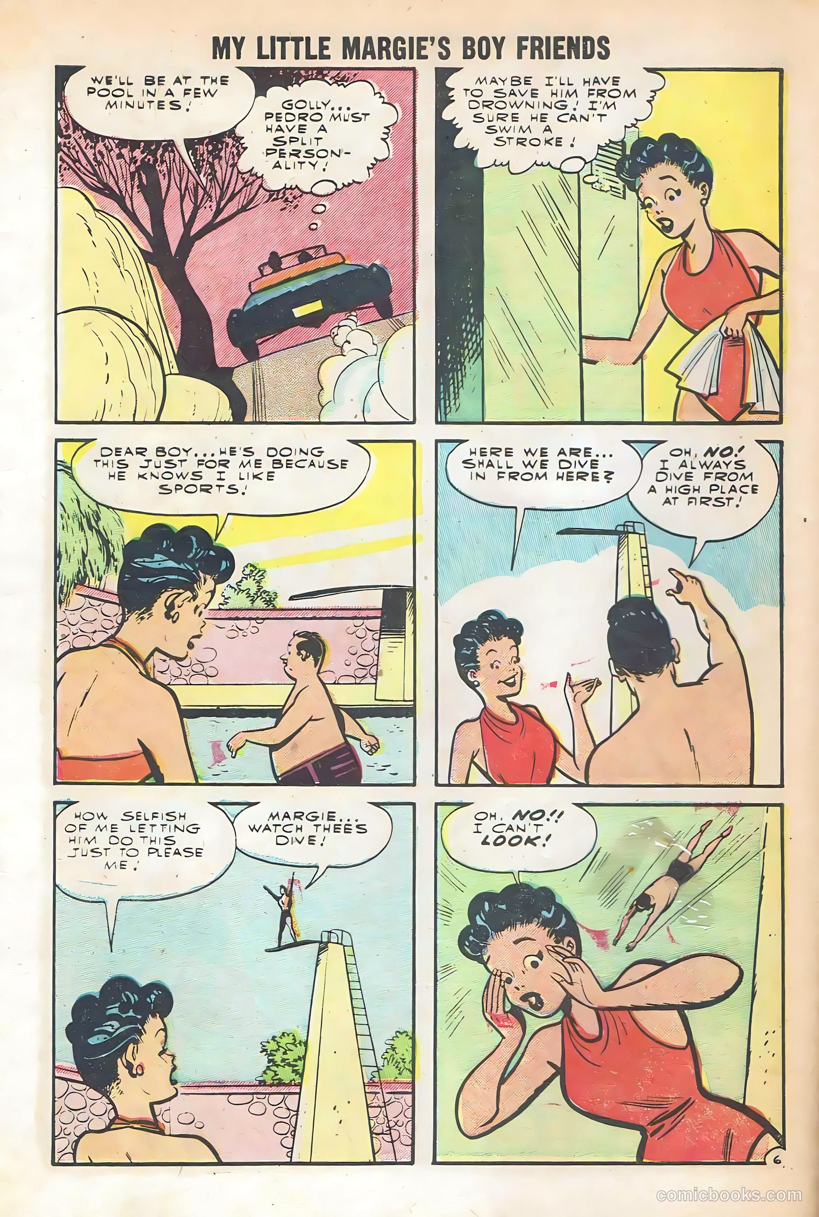 My Little Margie's Boy Friends #1 (1955) — page 8 of 36