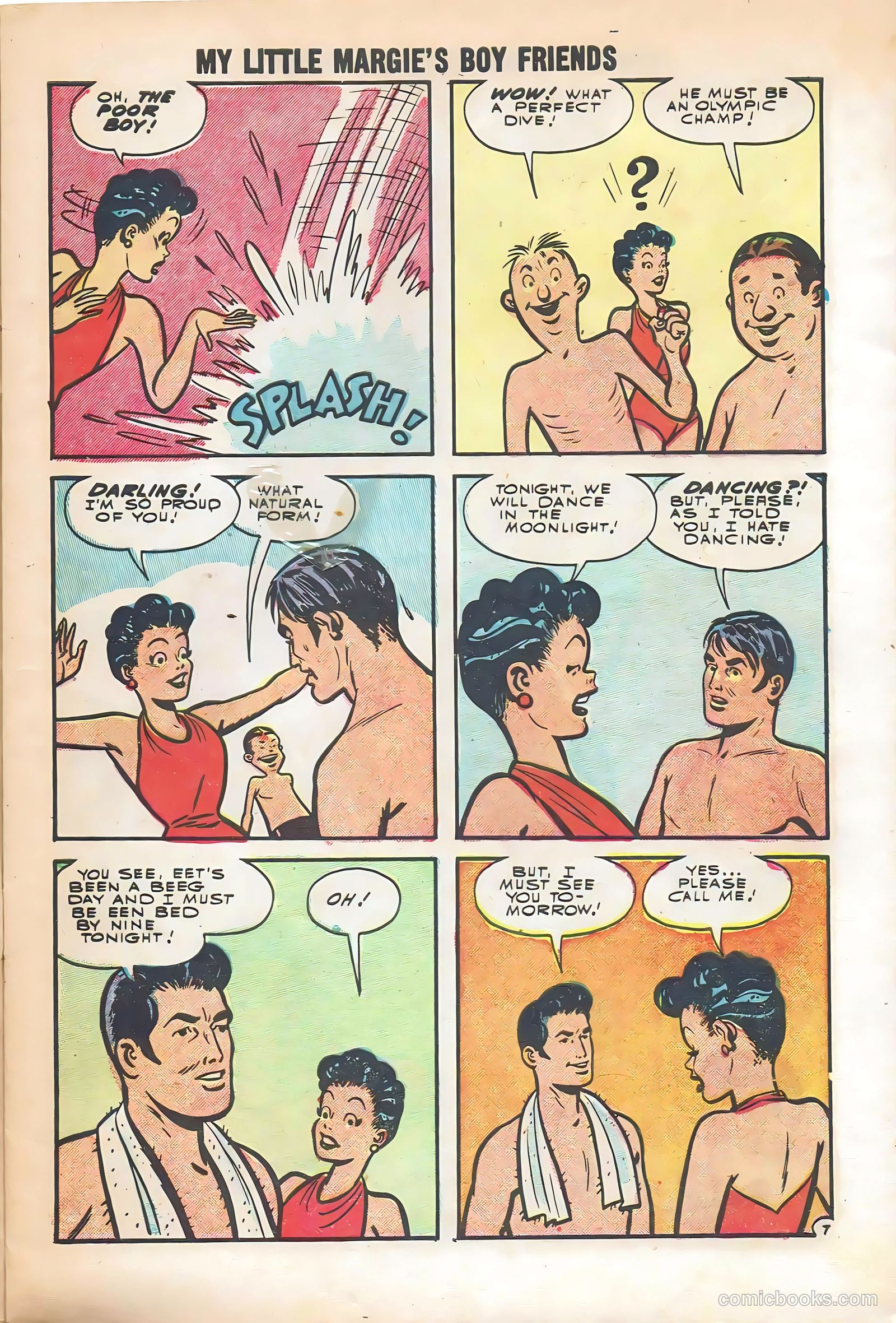 My Little Margie's Boy Friends #1 (1955) — page 9 of 36