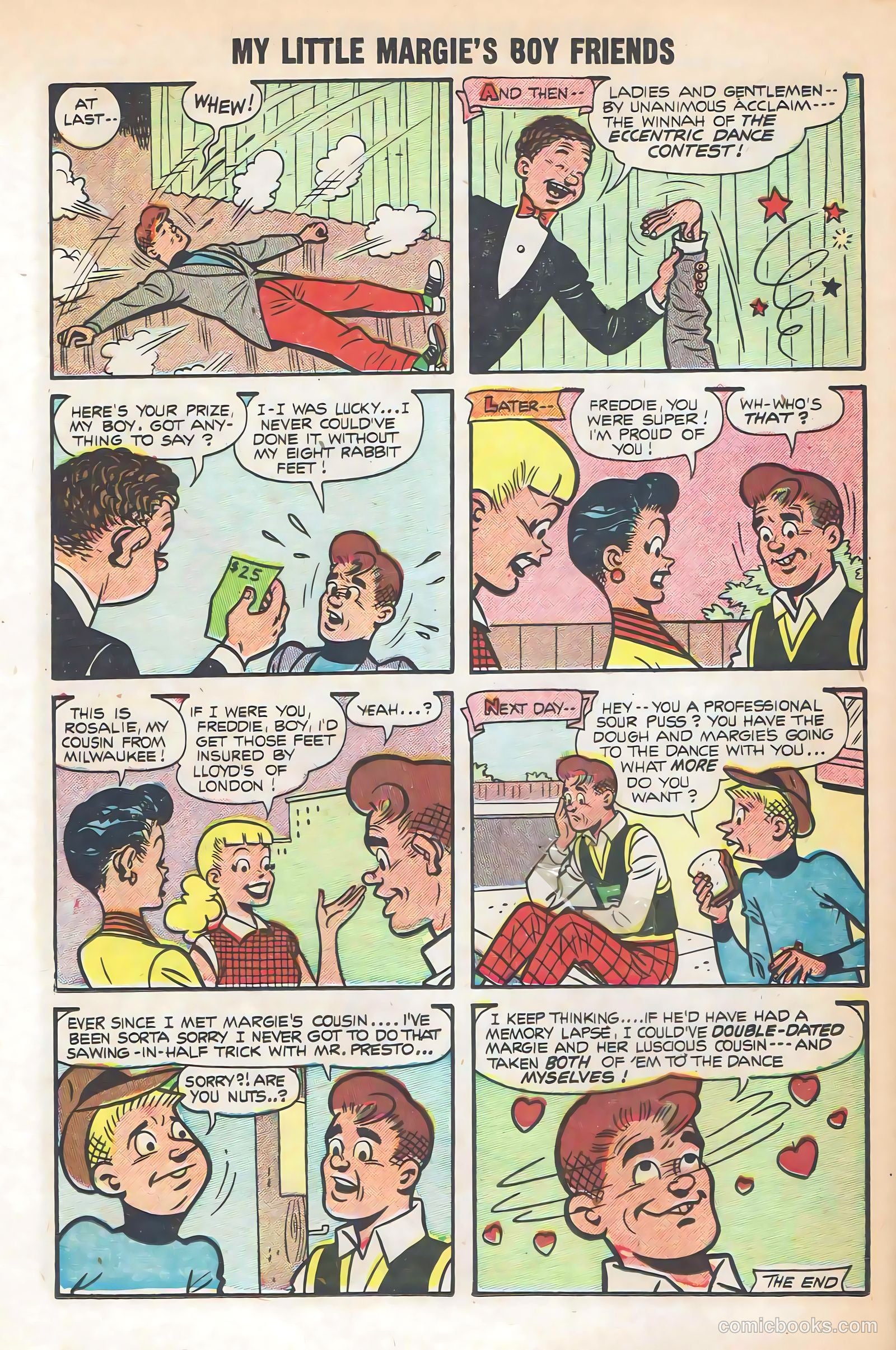 My Little Margie's Boy Friends #1 (1955) — page 16 of 36