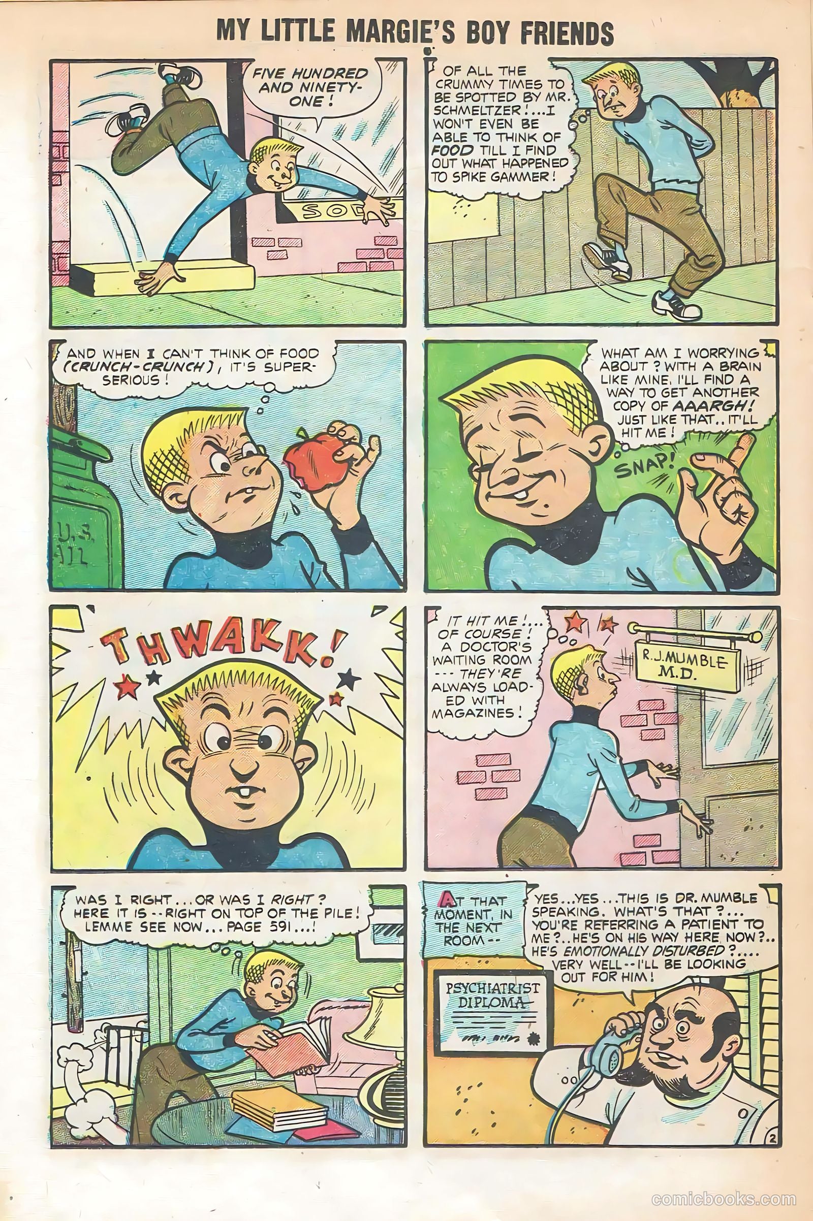 My Little Margie's Boy Friends #1 (1955) — page 20 of 36