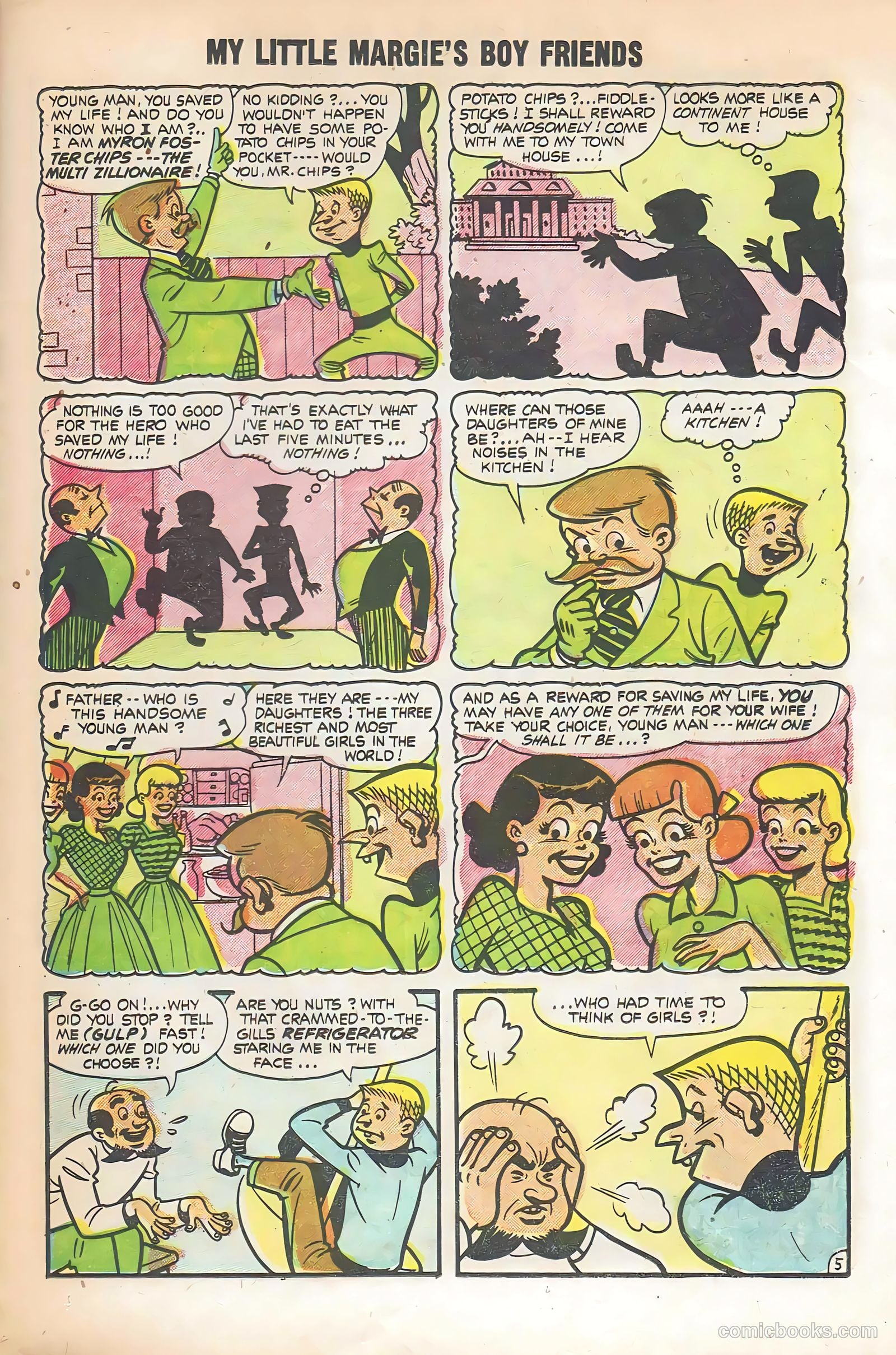 My Little Margie's Boy Friends #1 (1955) — page 23 of 36