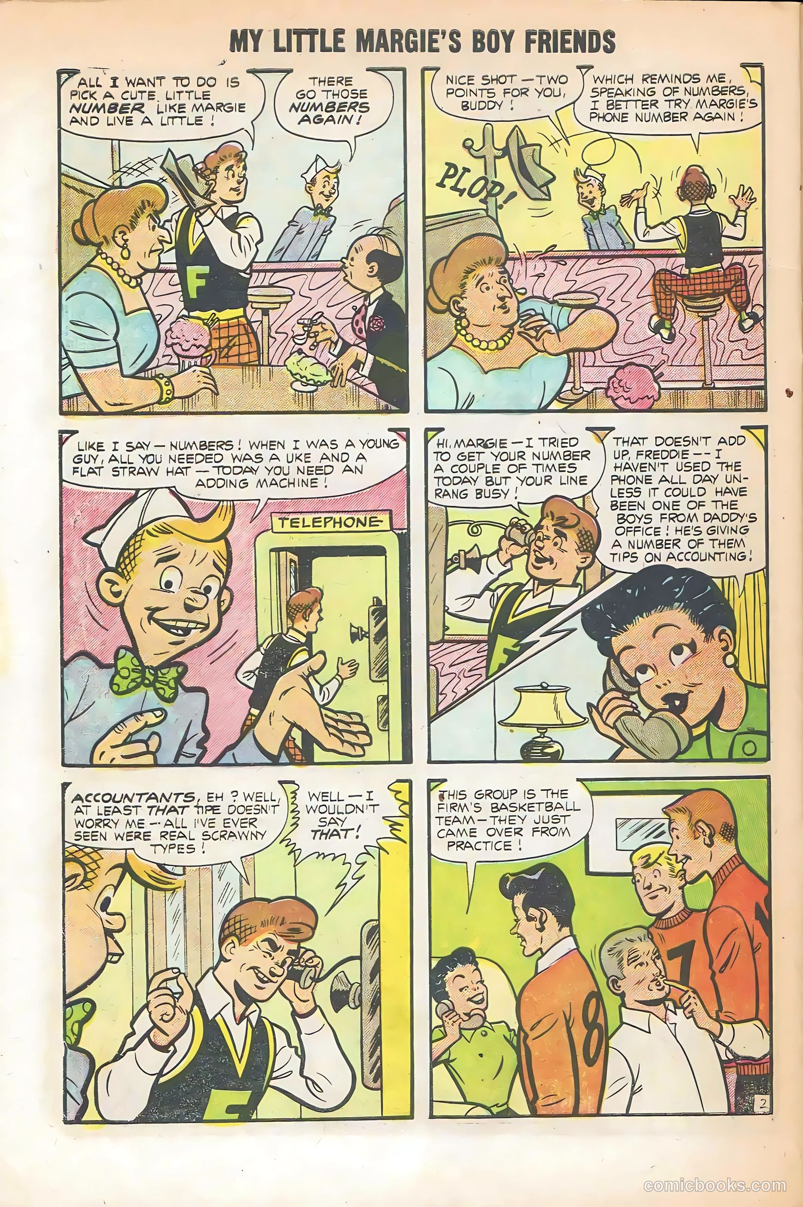My Little Margie's Boy Friends #1 (1955) — page 30 of 36