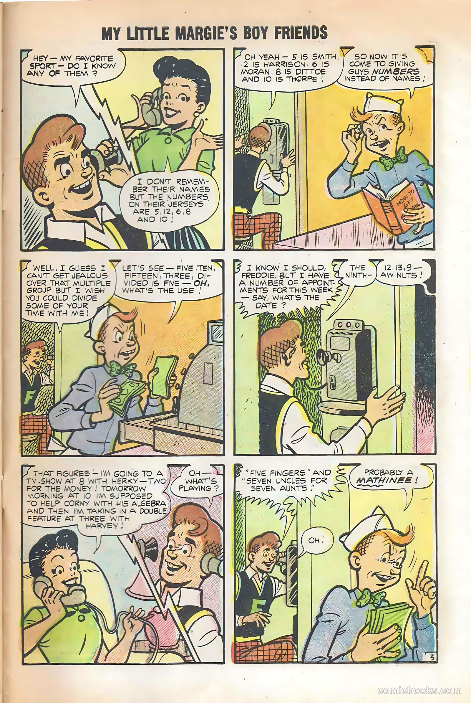My Little Margie's Boy Friends #1 (1955) — page 31 of 36