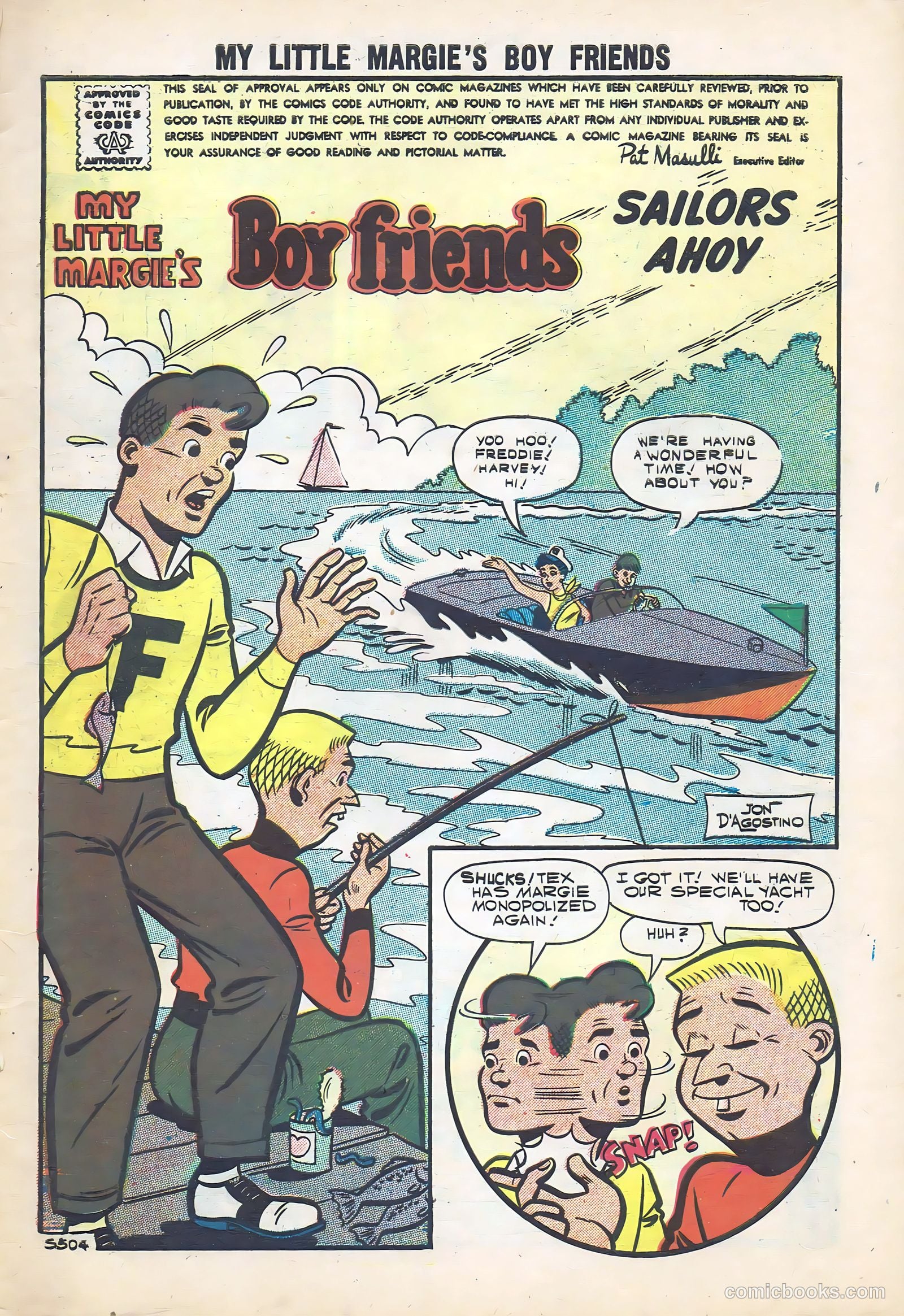 My Little Margie's Boy Friends #10 (1958) — page 3 of 36