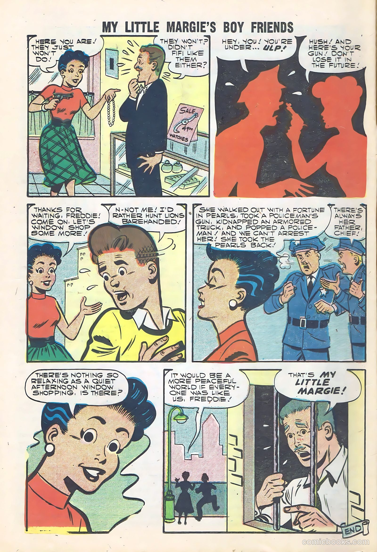 My Little Margie's Boy Friends #10 (1958) — page 16 of 36