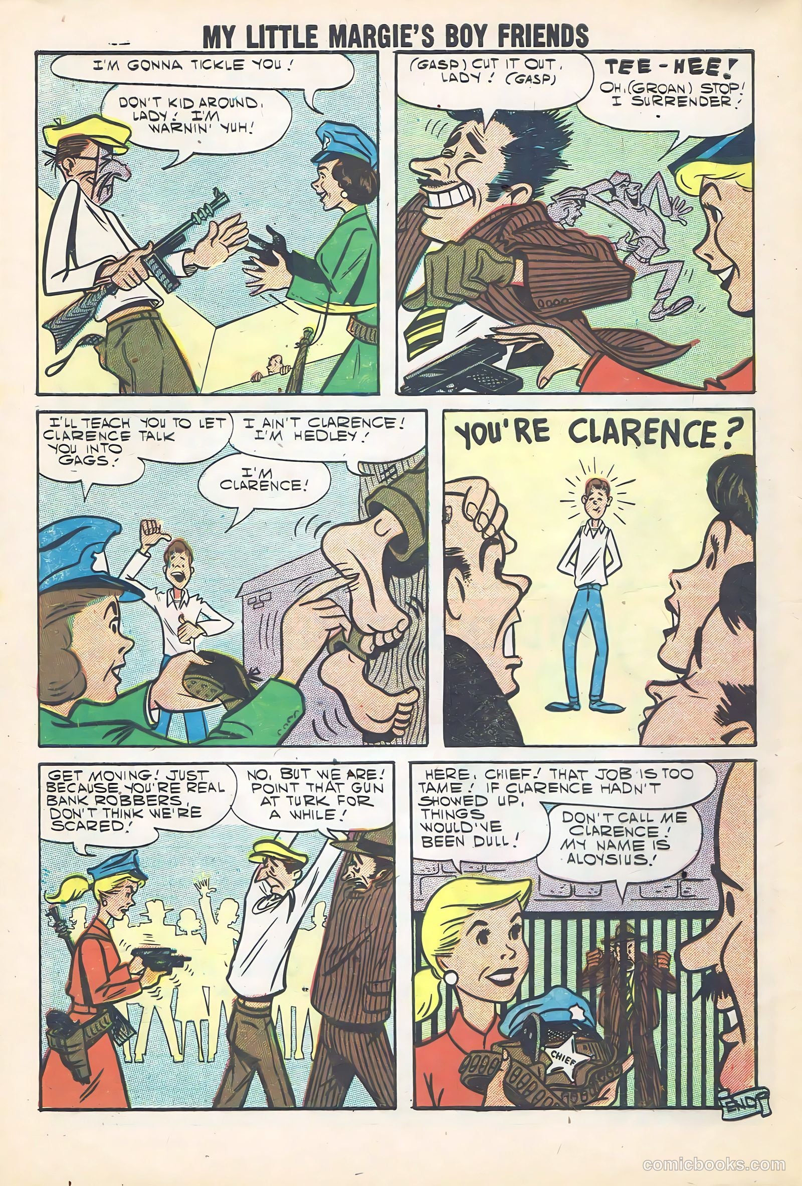 My Little Margie's Boy Friends #10 (1958) — page 32 of 36