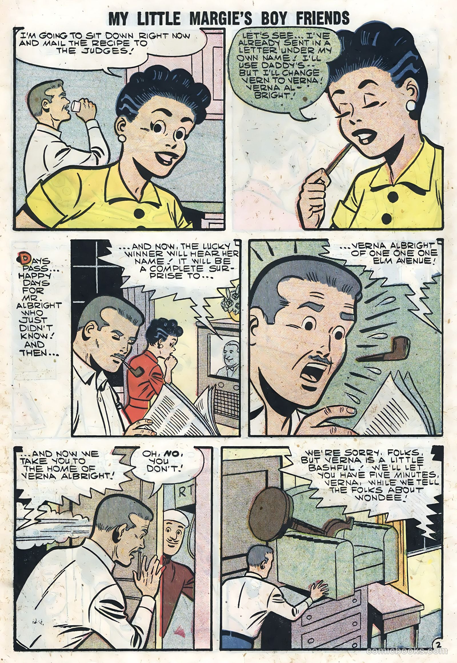 My Little Margie's Boy Friends #11 (1958) — page 19 of 36