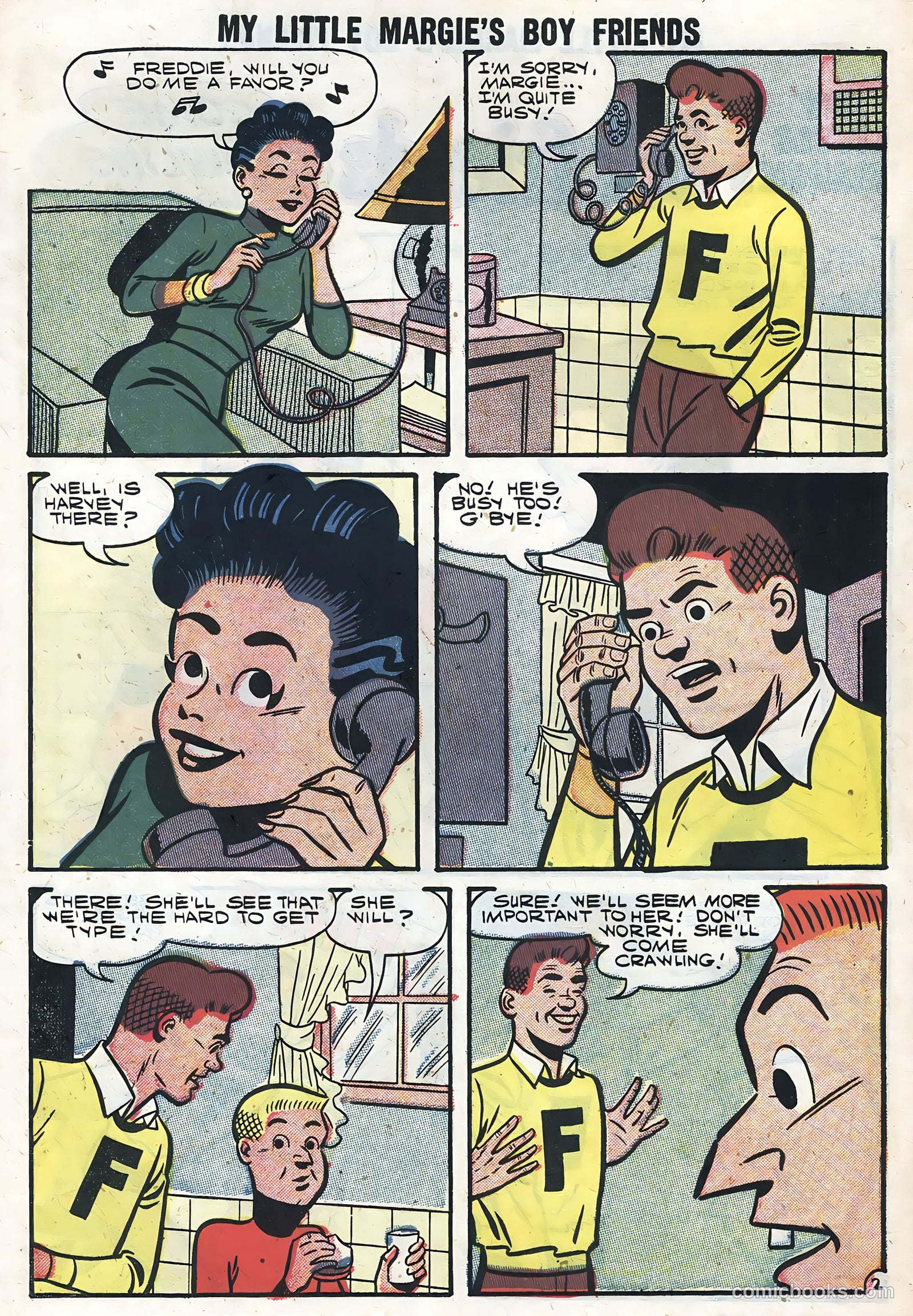 My Little Margie's Boy Friends #11 (1958) — page 30 of 36