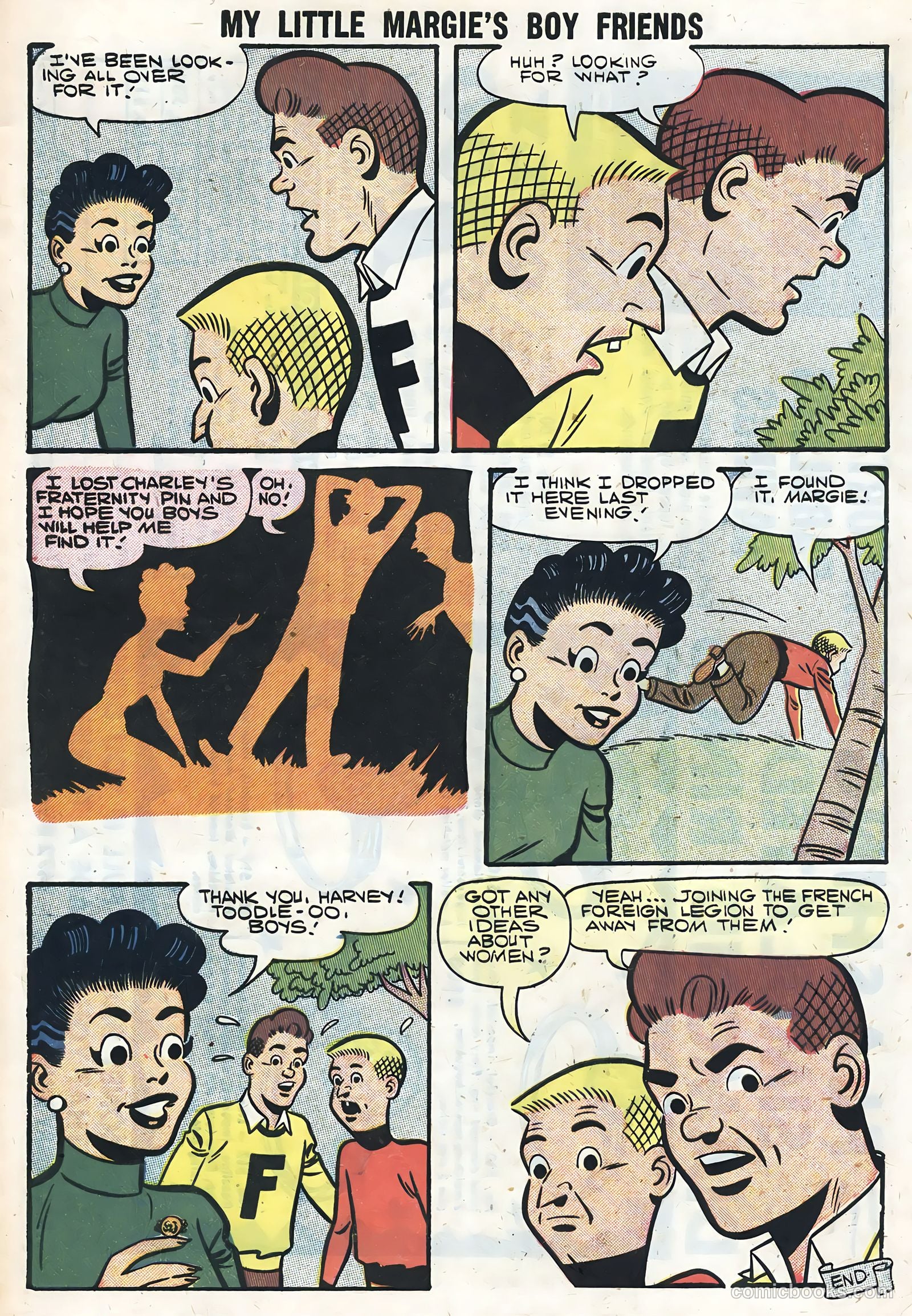 My Little Margie's Boy Friends #11 (1958) — page 33 of 36