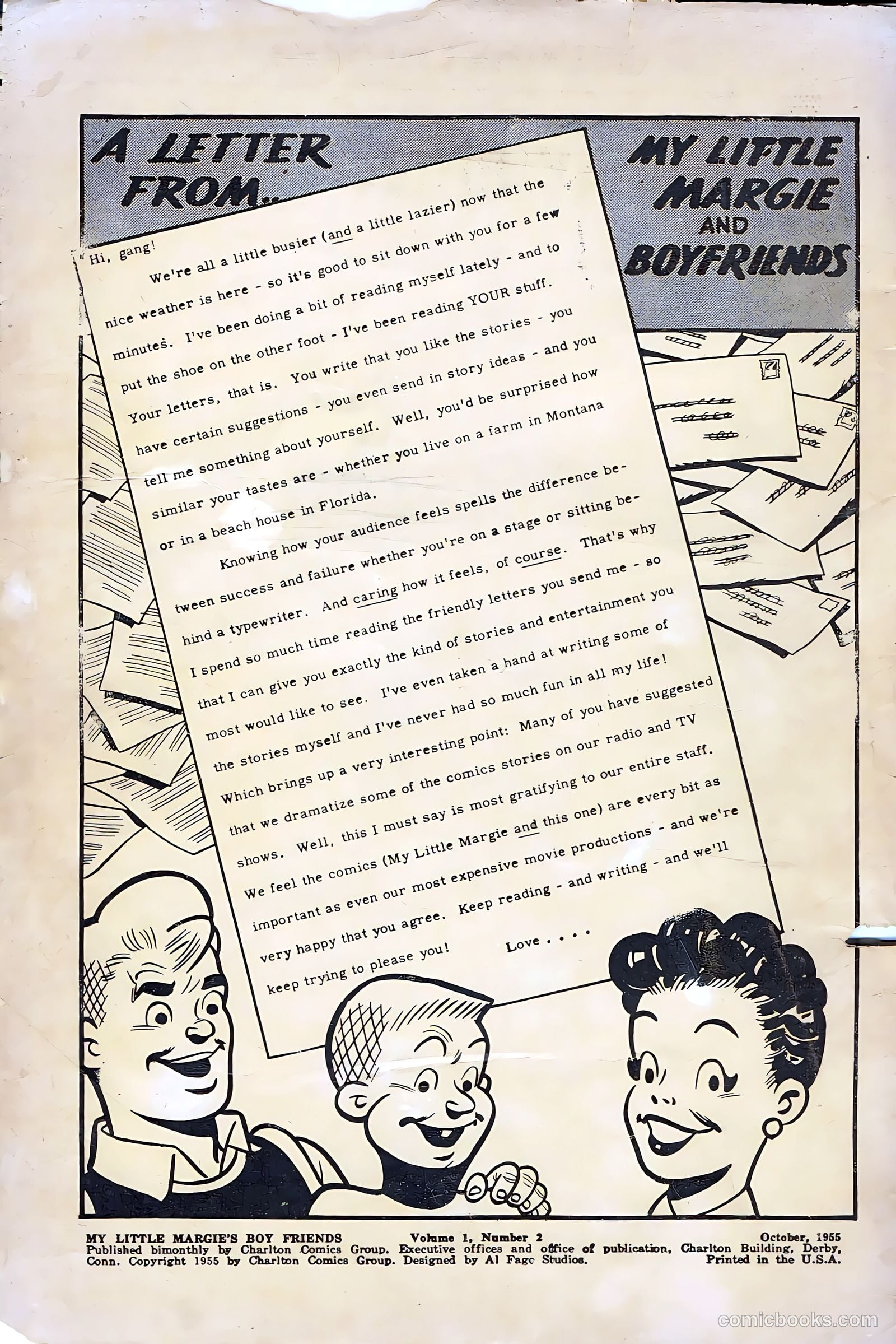 My Little Margie's Boy Friends #2 (1955) — page 2 of 36