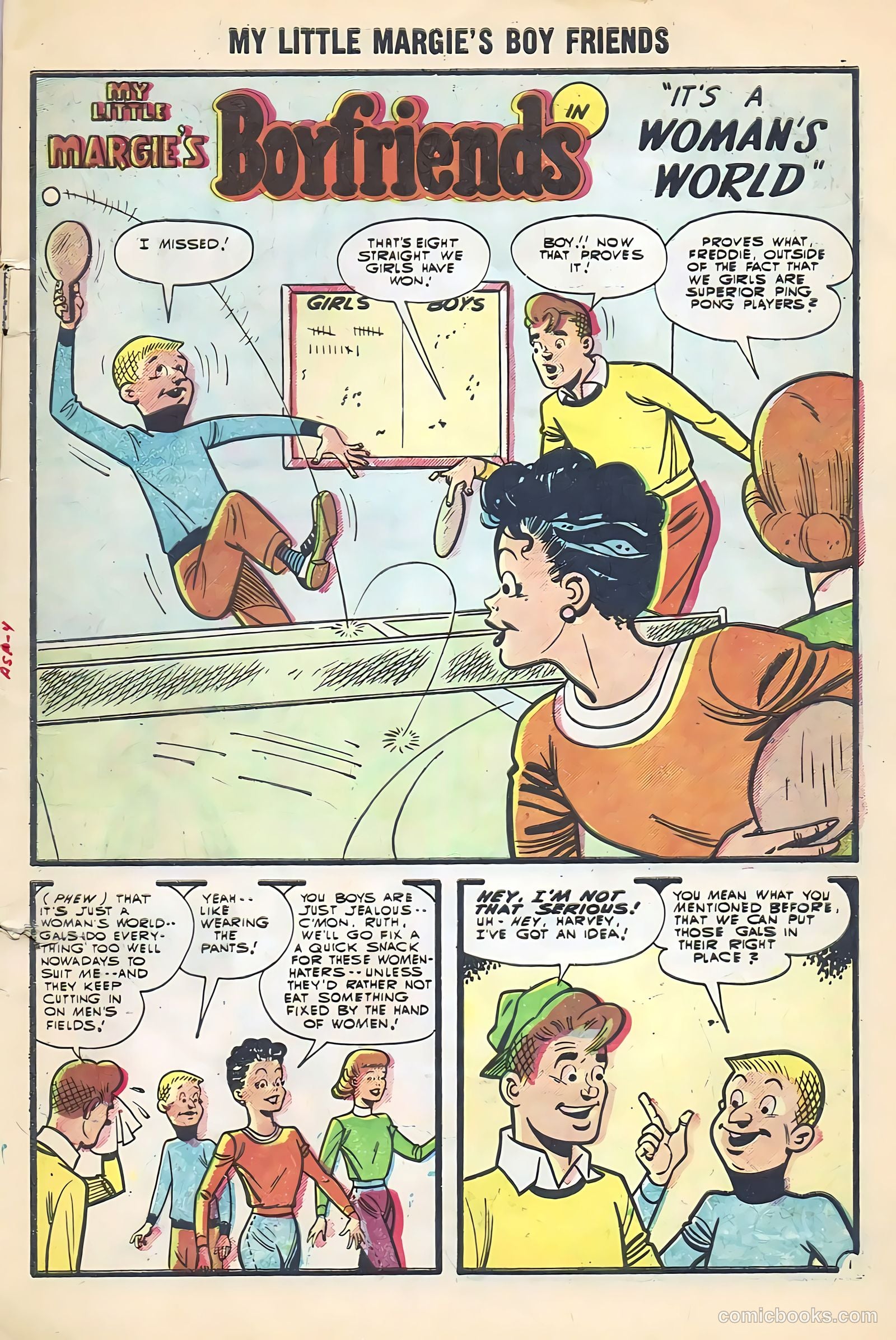 My Little Margie's Boy Friends #2 (1955) — page 3 of 36