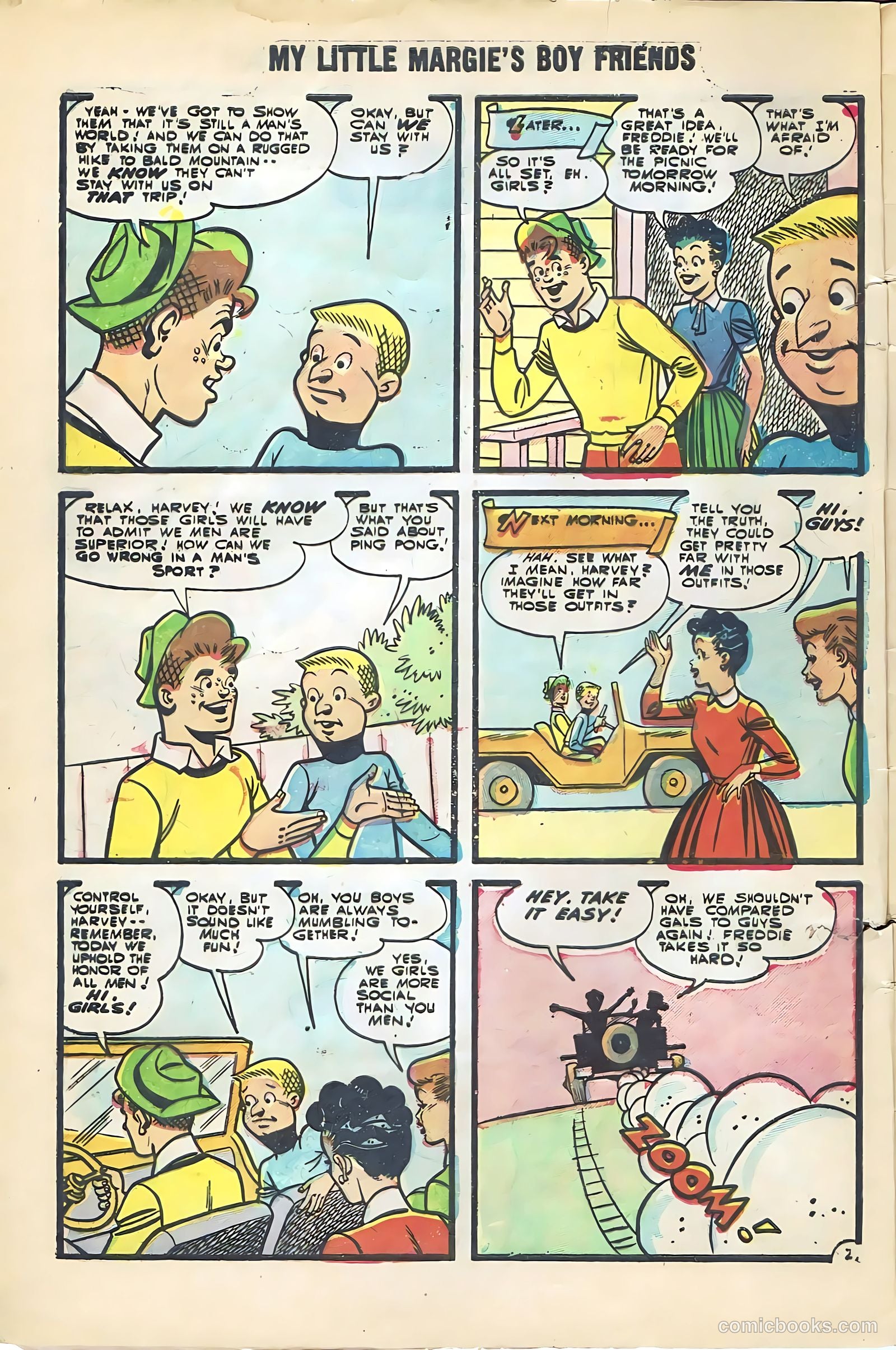 My Little Margie's Boy Friends #2 (1955) — page 4 of 36