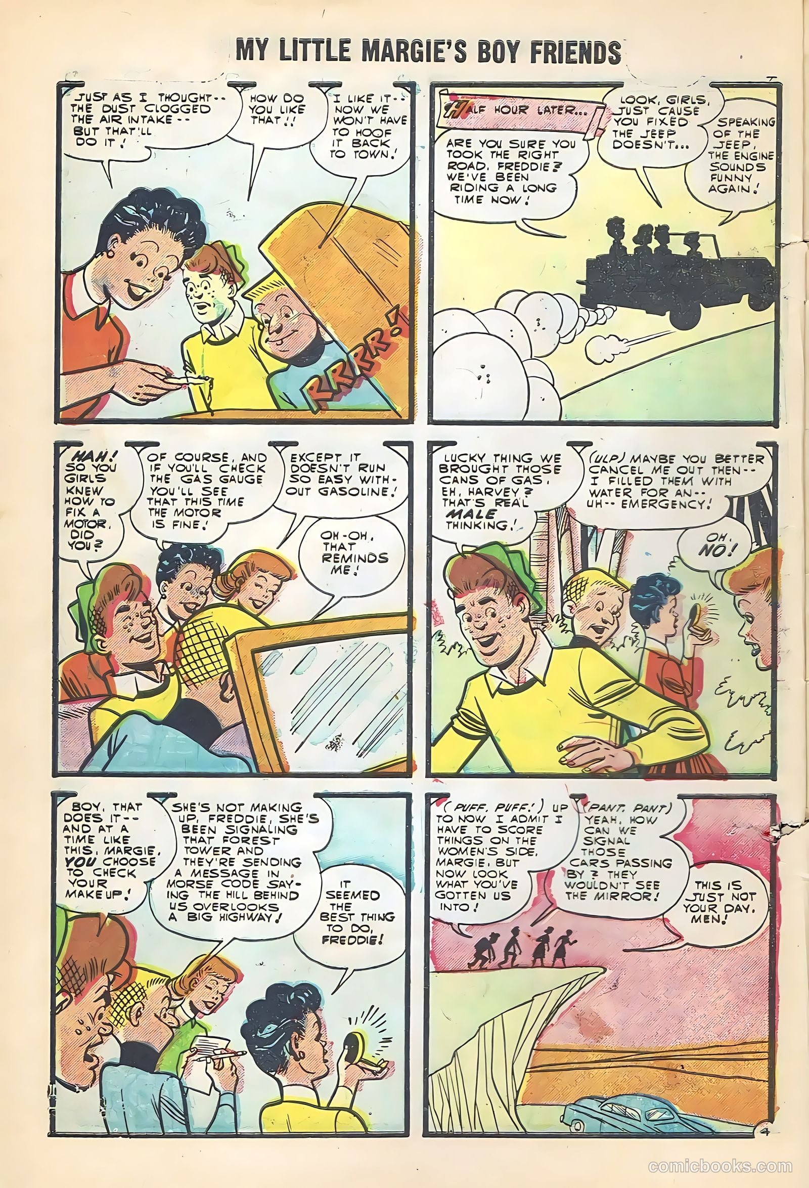 My Little Margie's Boy Friends #2 (1955) — page 6 of 36