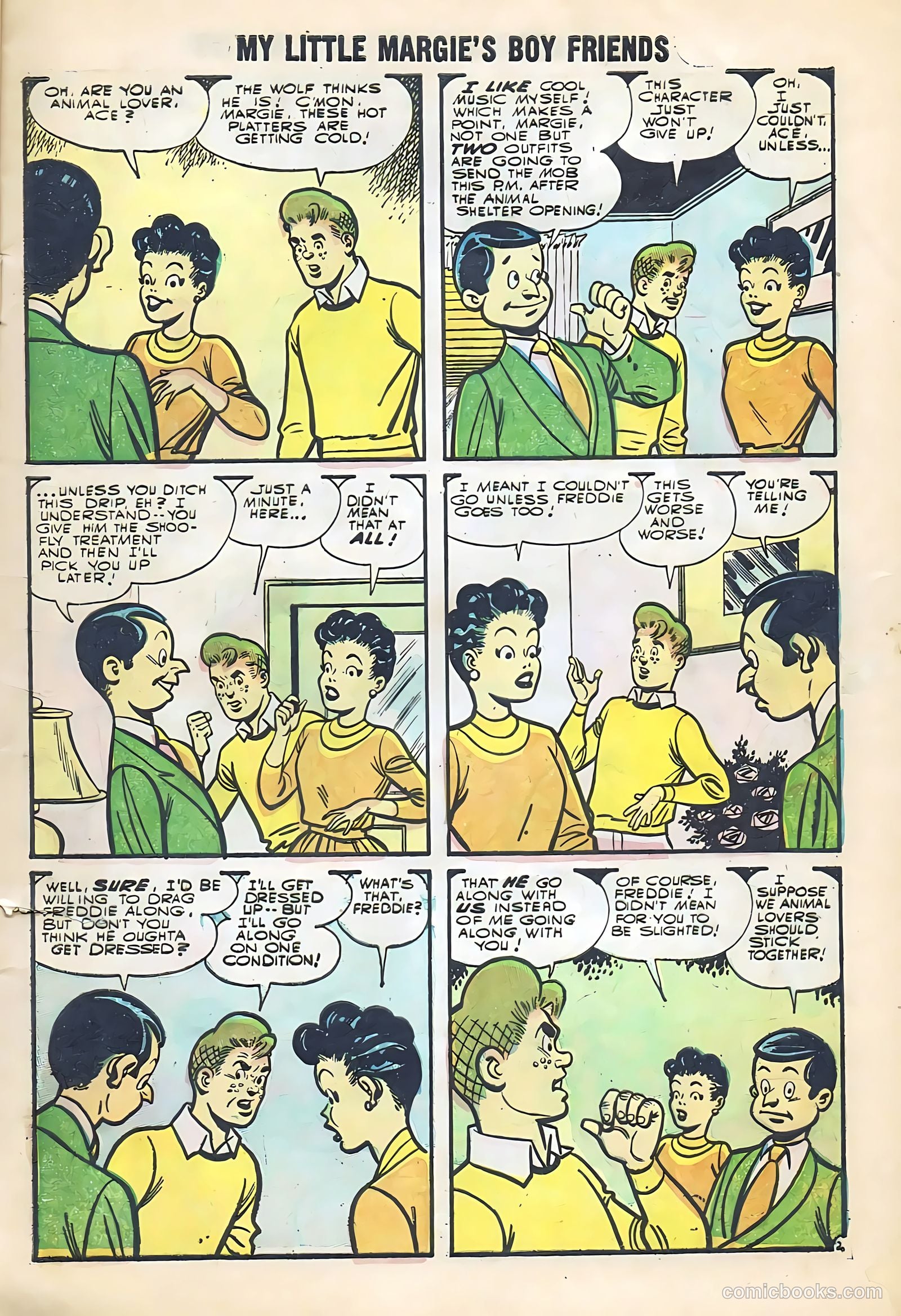 My Little Margie's Boy Friends #2 (1955) — page 9 of 36