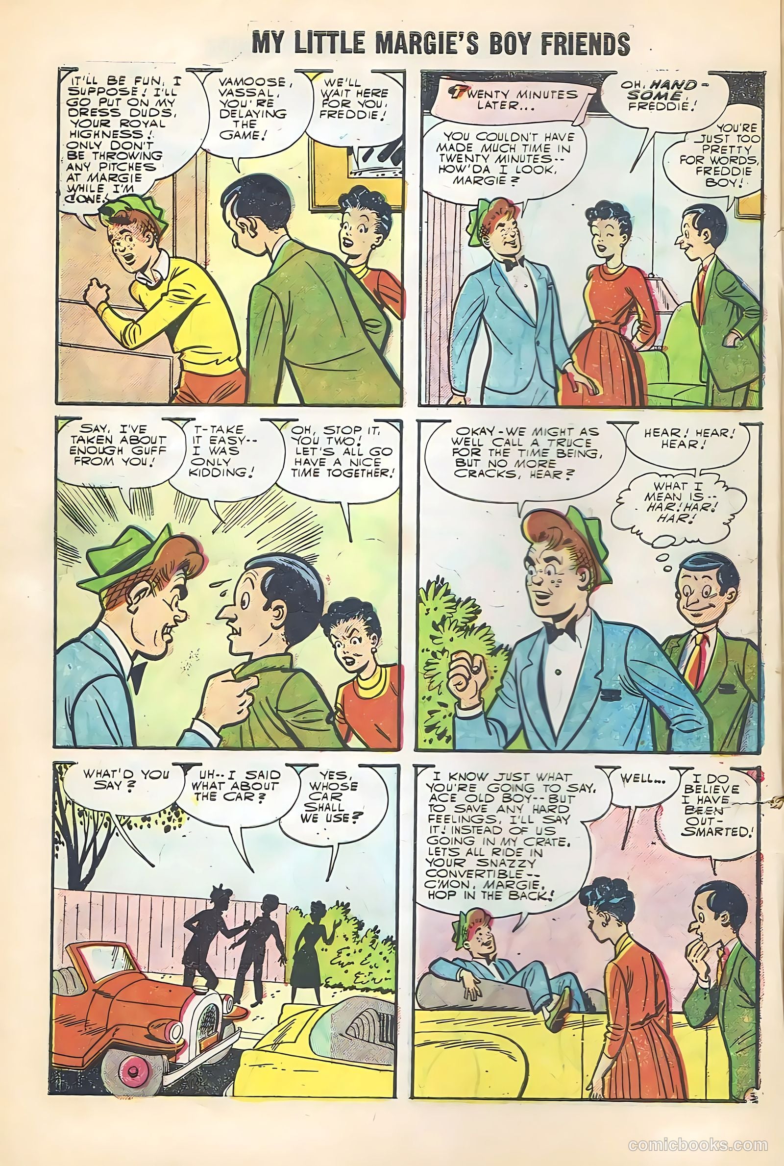 My Little Margie's Boy Friends #2 (1955) — page 10 of 36