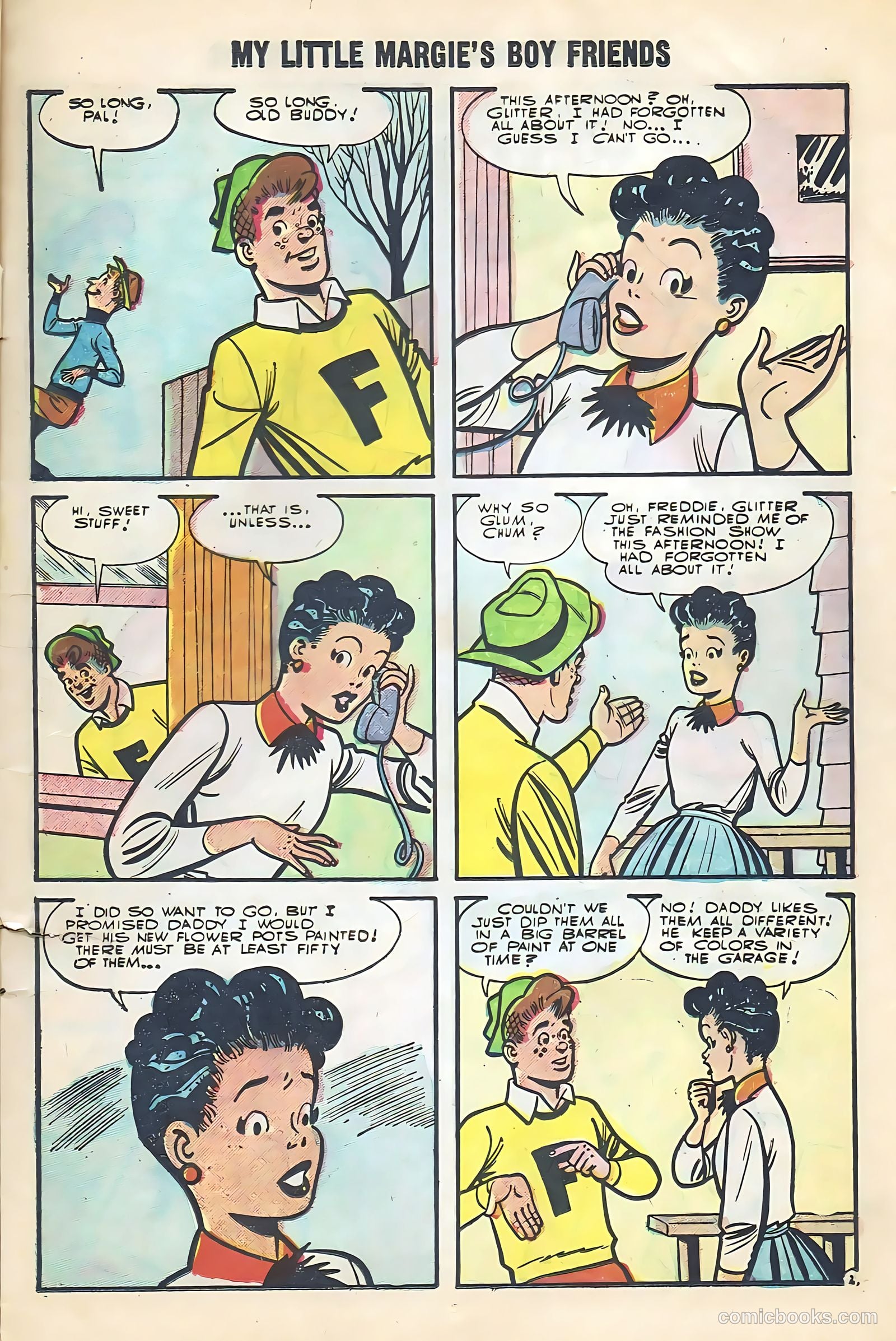 My Little Margie's Boy Friends #2 (1955) — page 13 of 36