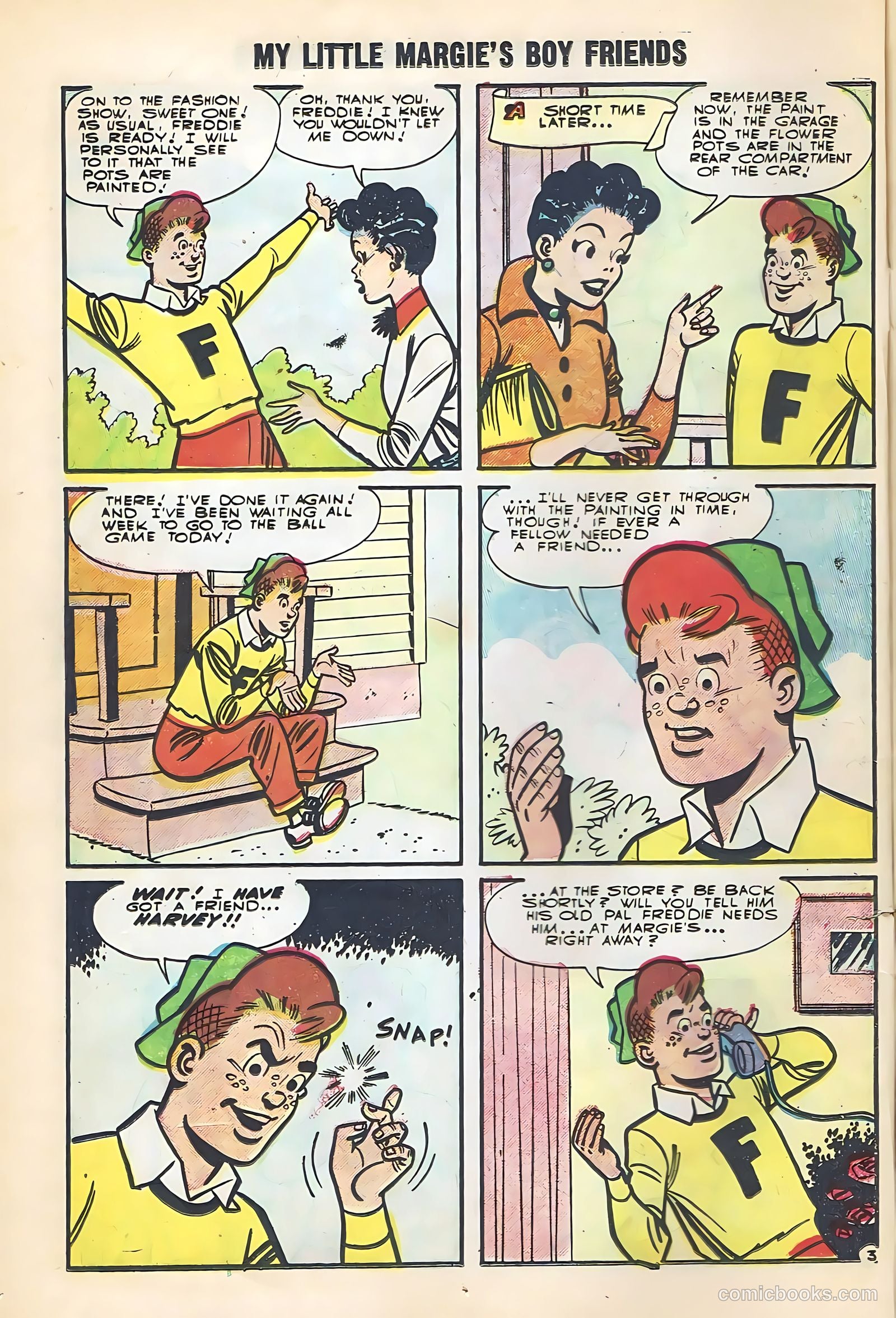 My Little Margie's Boy Friends #2 (1955) — page 14 of 36