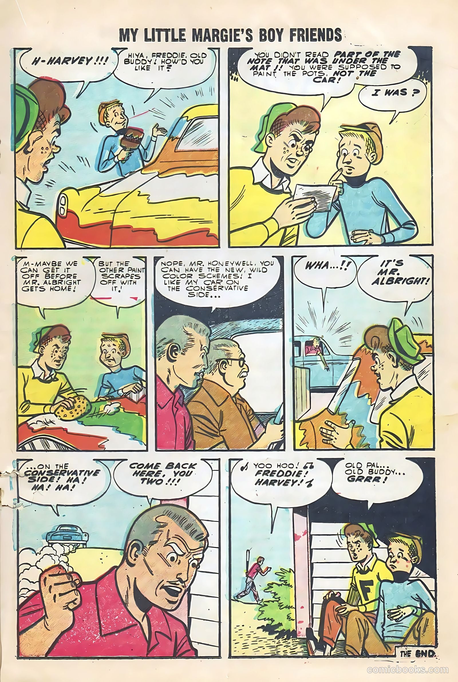 My Little Margie's Boy Friends #2 (1955) — page 17 of 36