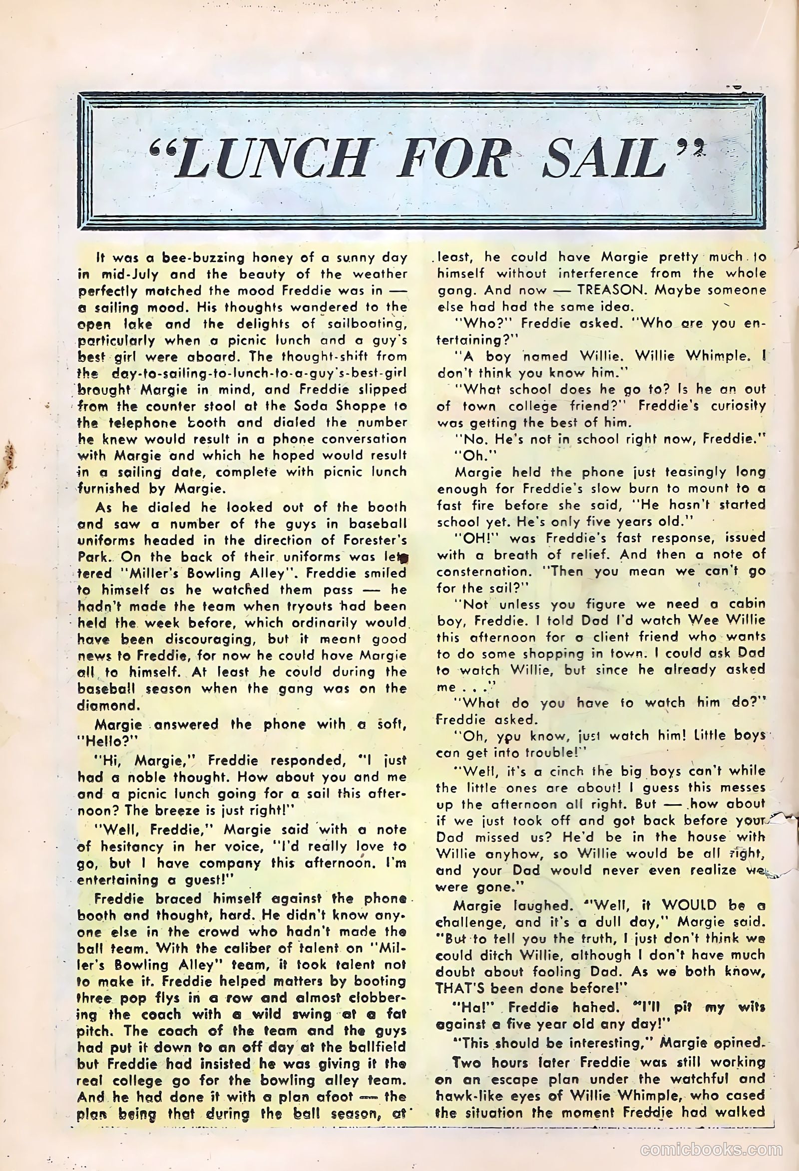 My Little Margie's Boy Friends #2 (1955) — page 18 of 36