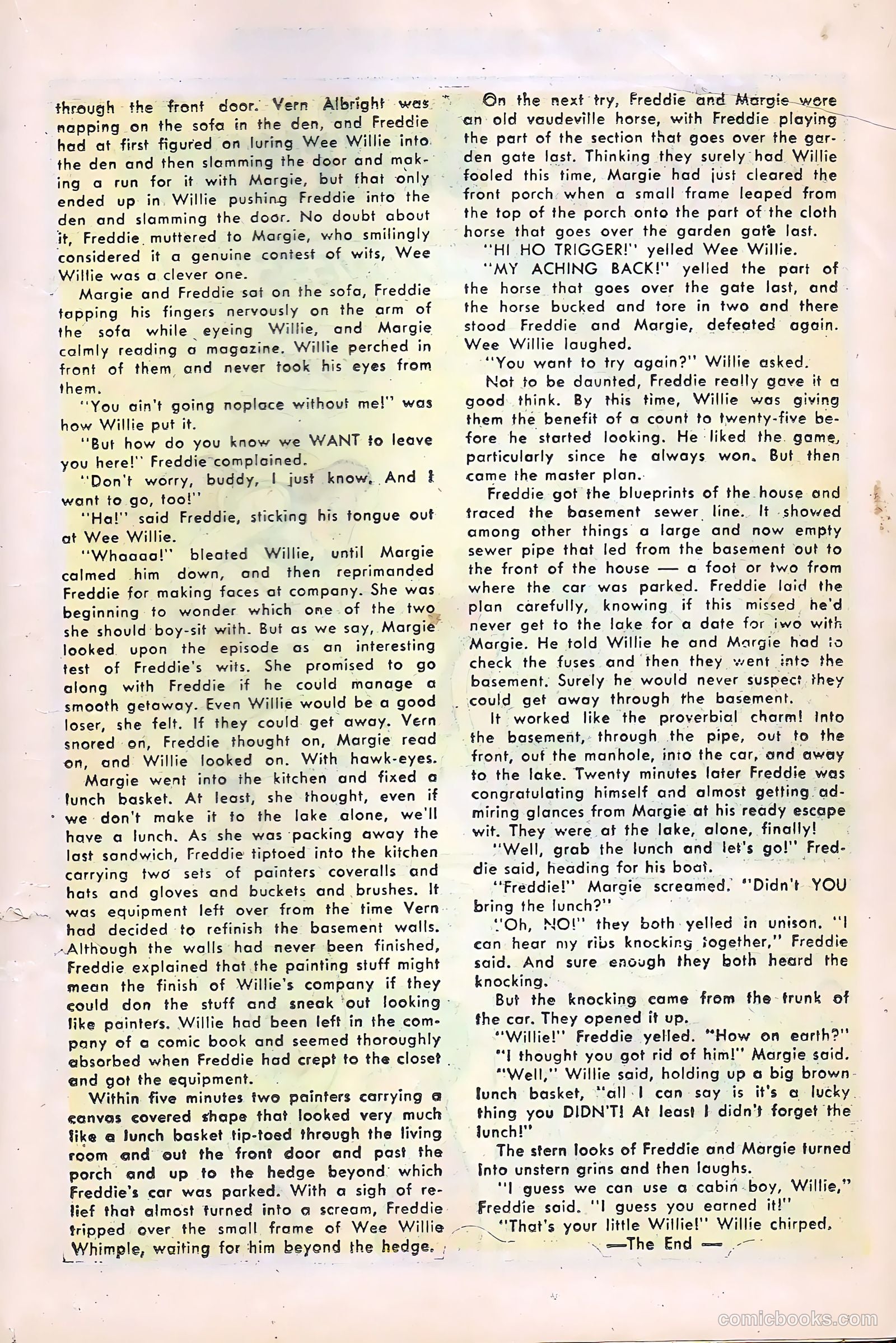 My Little Margie's Boy Friends #2 (1955) — page 19 of 36