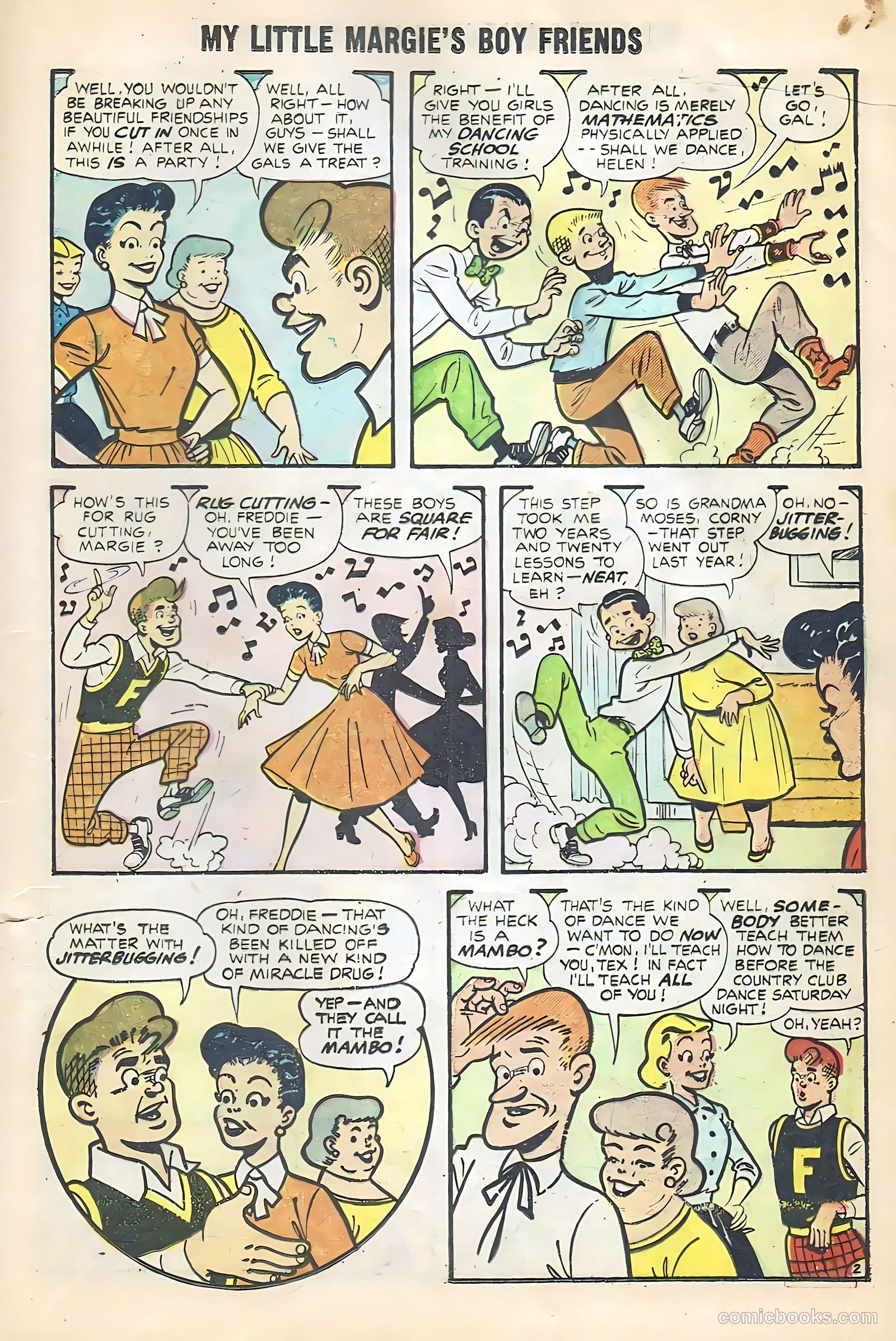 My Little Margie's Boy Friends #2 (1955) — page 21 of 36