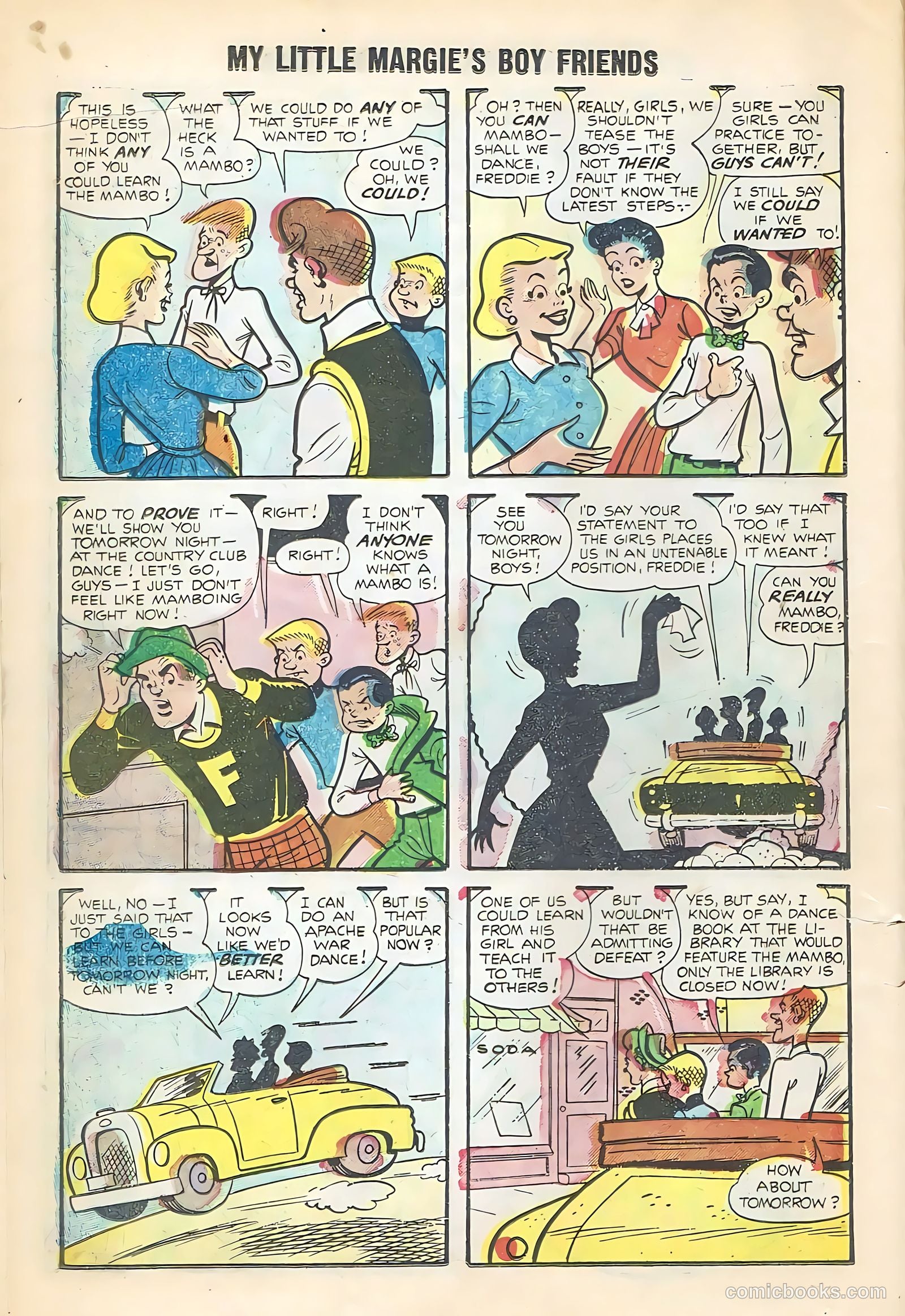 My Little Margie's Boy Friends #2 (1955) — page 22 of 36