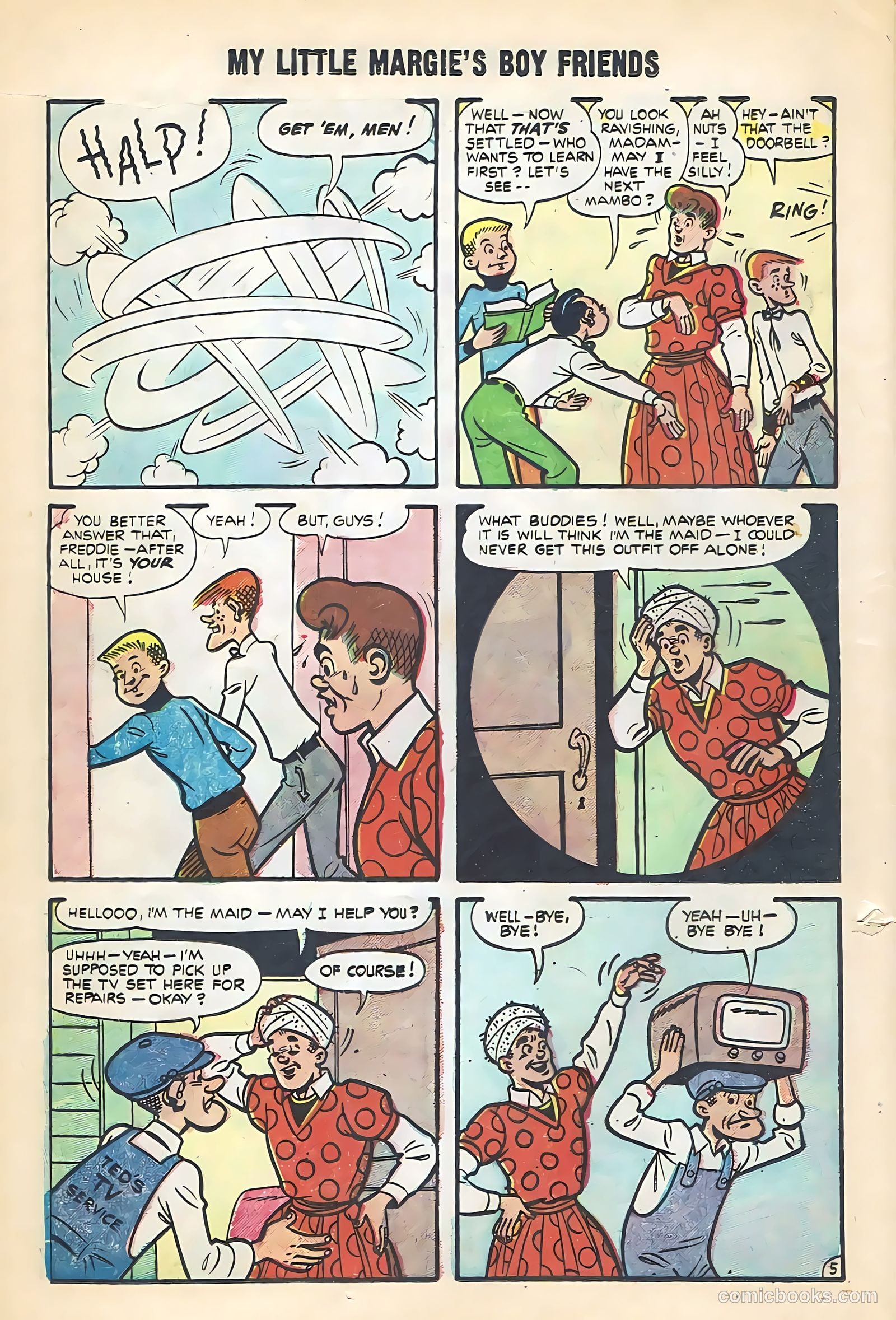 My Little Margie's Boy Friends #2 (1955) — page 24 of 36