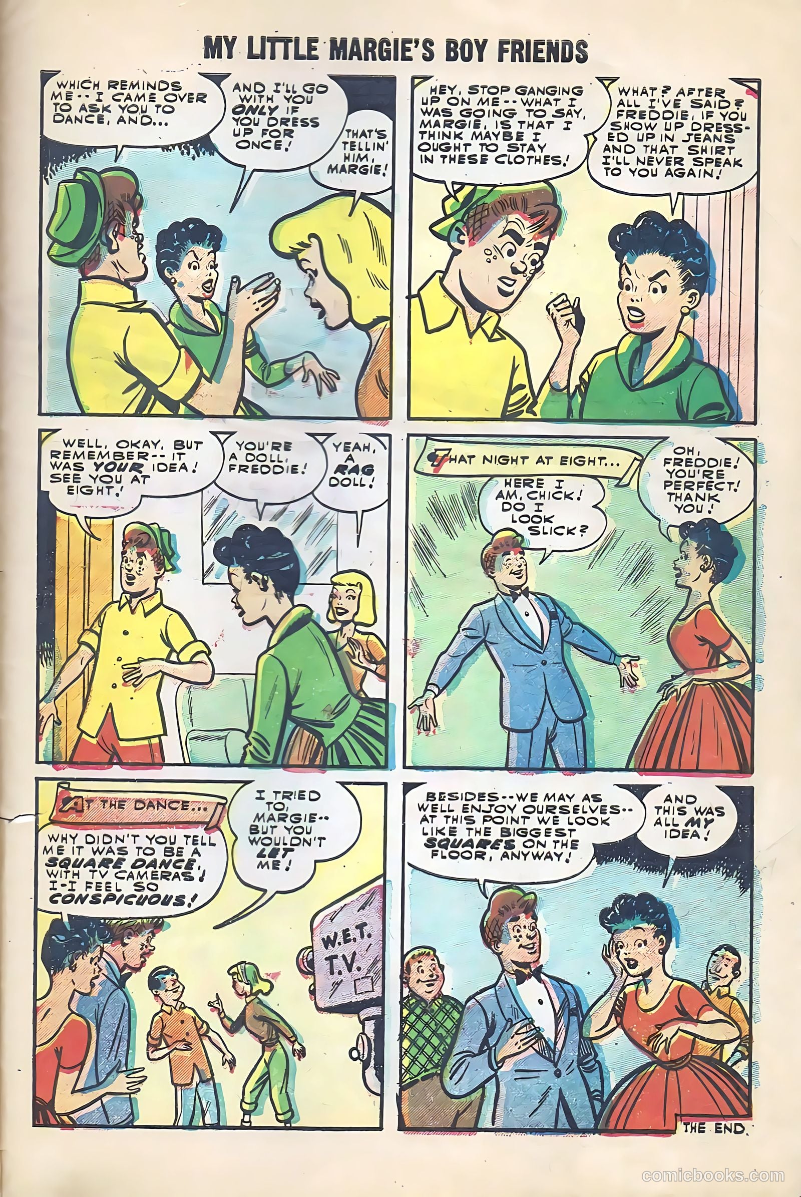 My Little Margie's Boy Friends #2 (1955) — page 33 of 36
