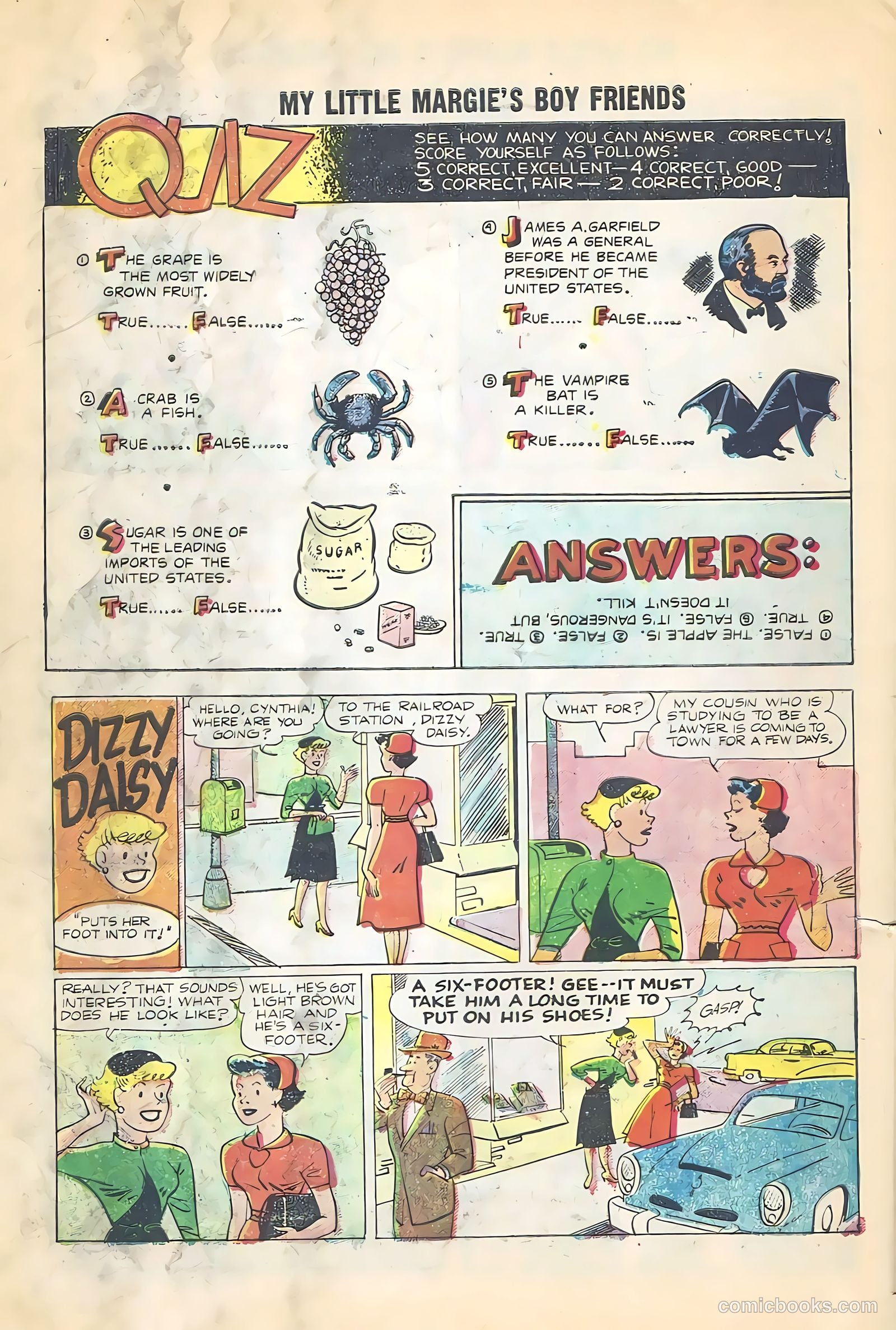 My Little Margie's Boy Friends #2 (1955) — page 34 of 36