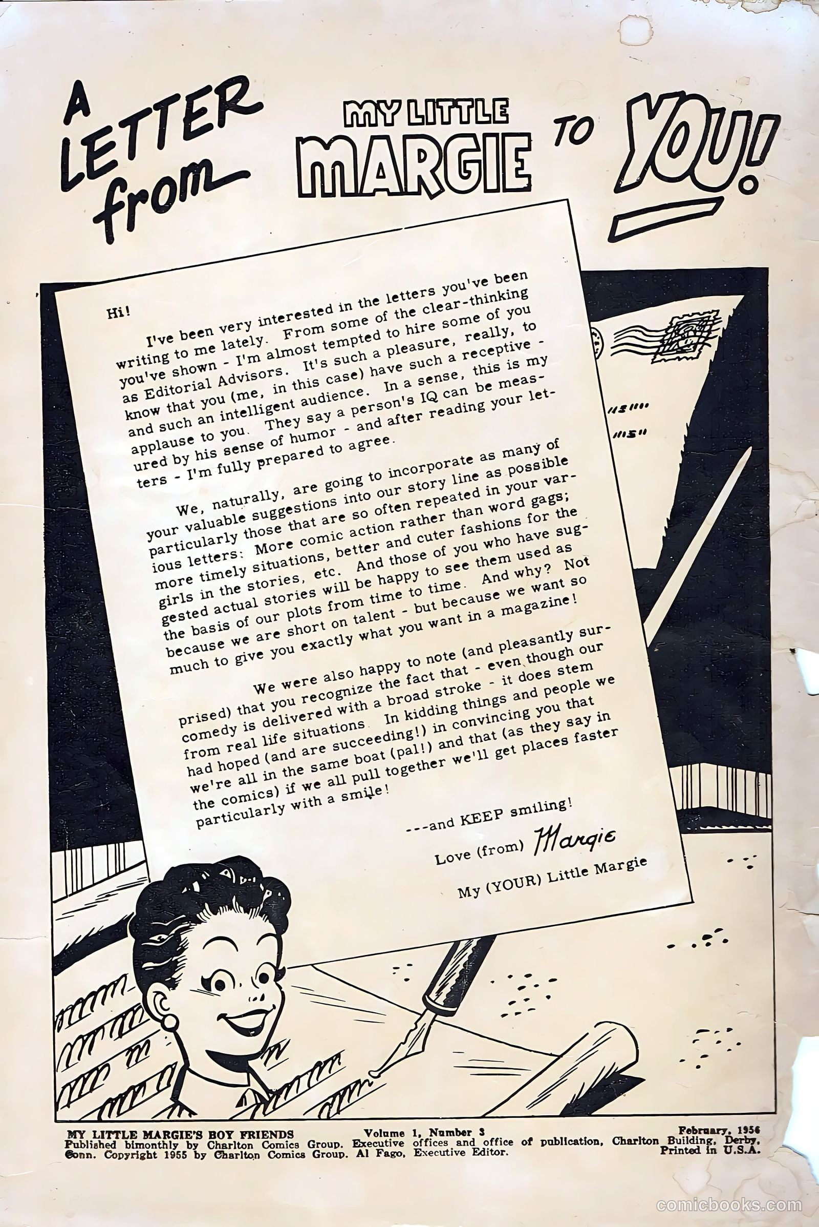 My Little Margie's Boy Friends #3 (1956) — page 2 of 36
