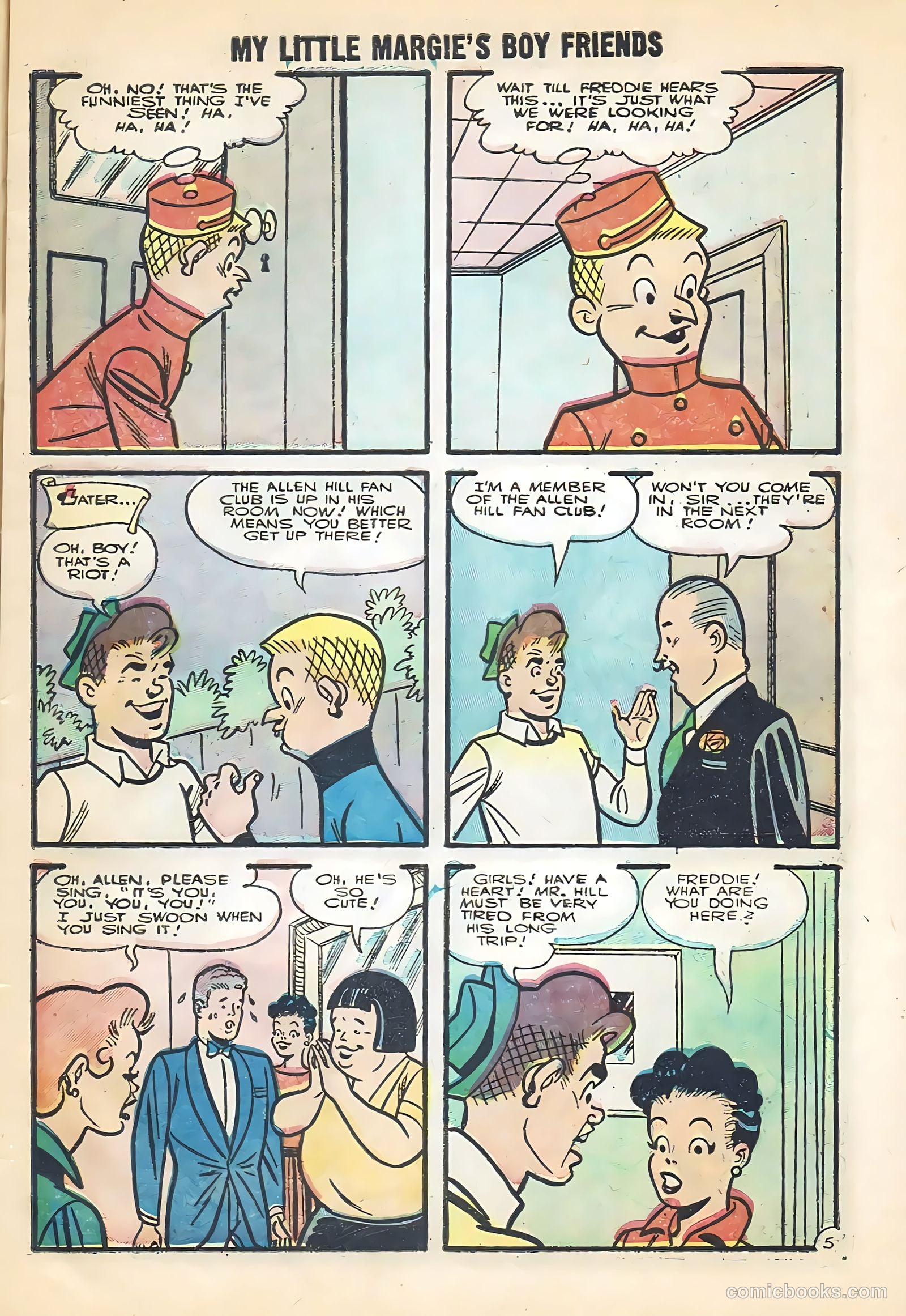 My Little Margie's Boy Friends #3 (1956) — page 7 of 36