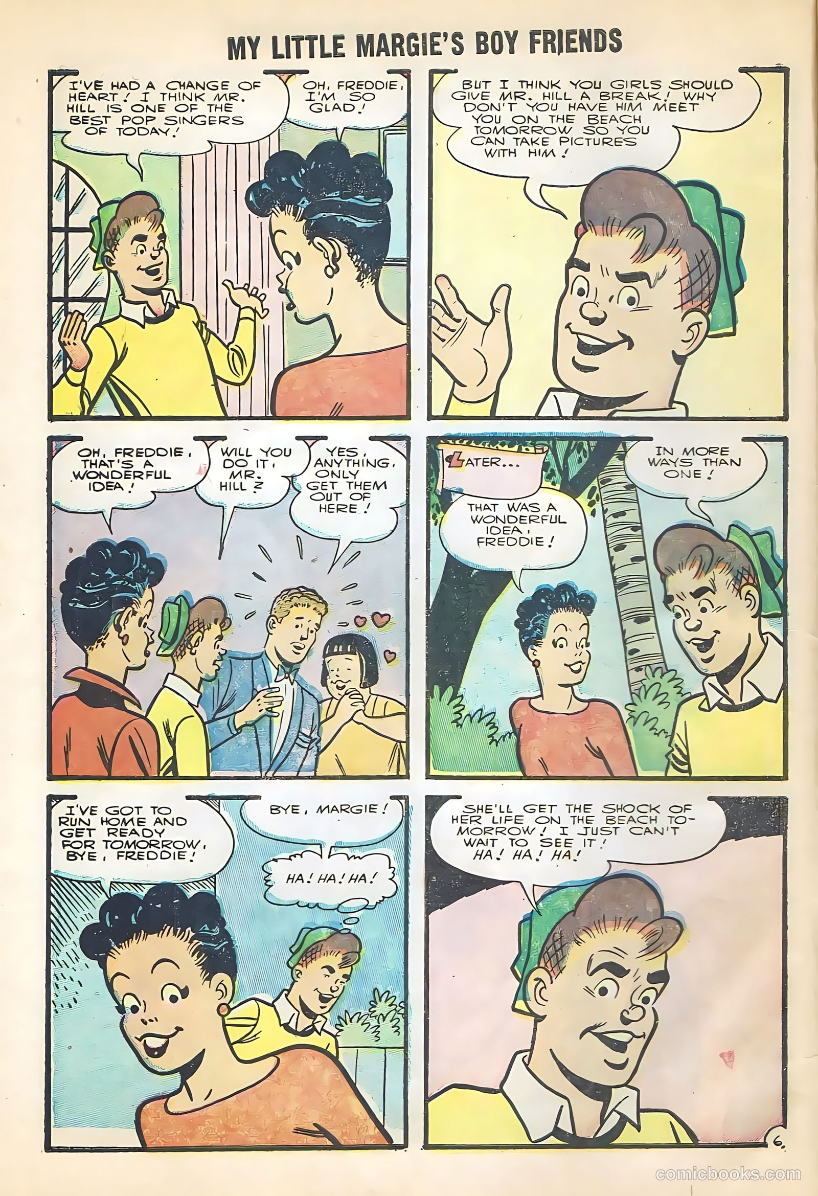 My Little Margie's Boy Friends #3 (1956) — page 8 of 36