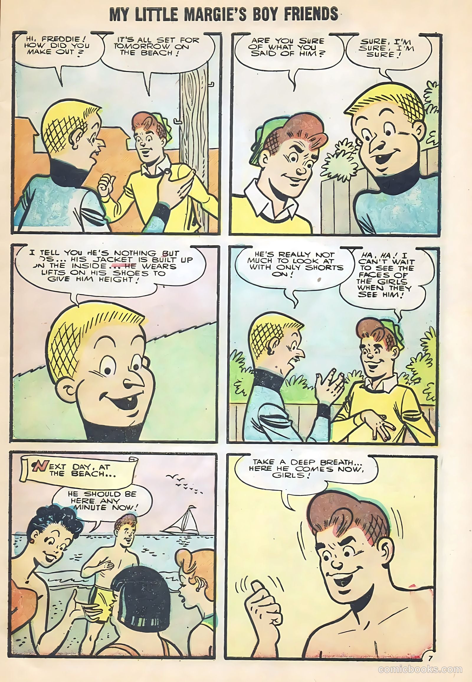 My Little Margie's Boy Friends #3 (1956) — page 9 of 36