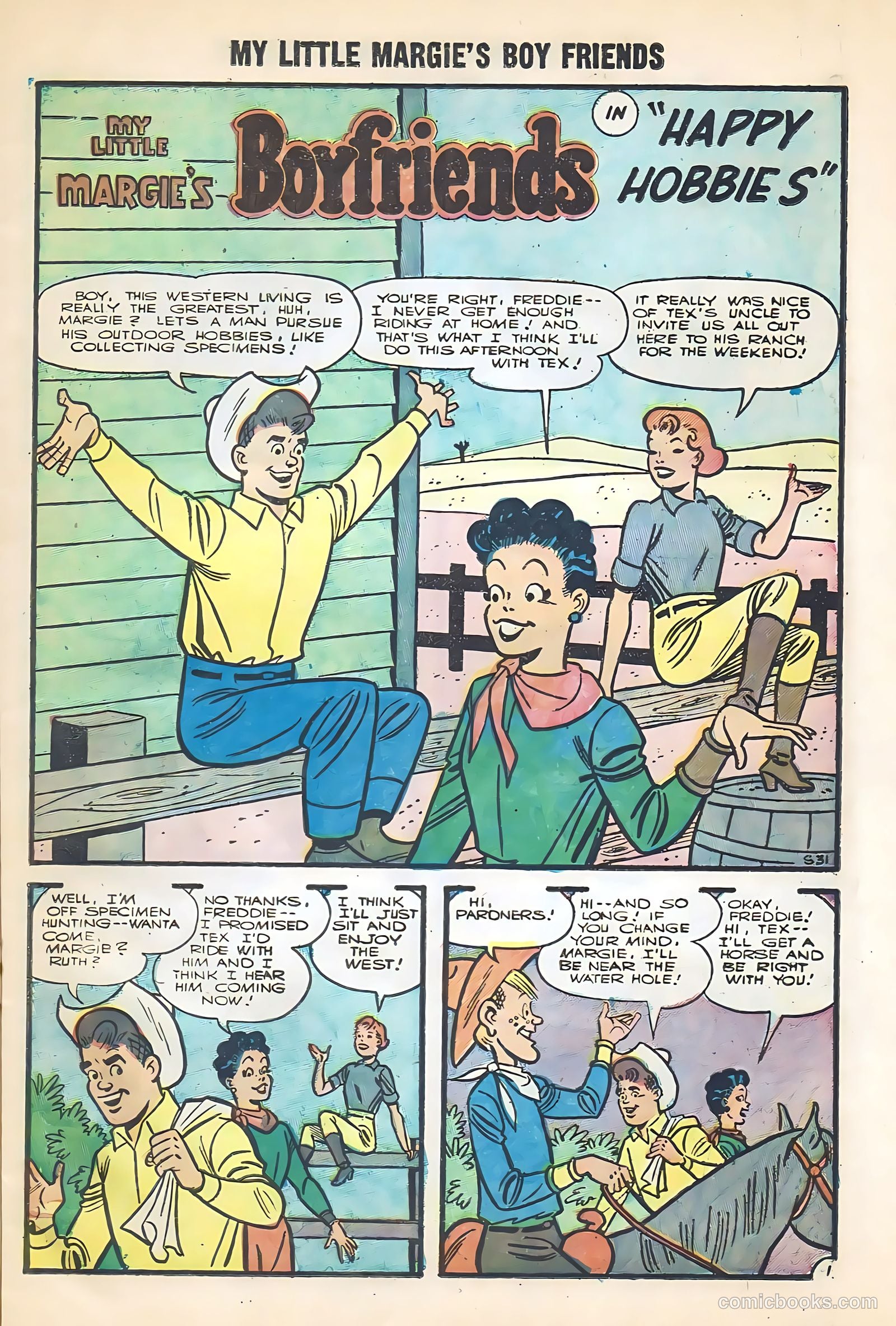 My Little Margie's Boy Friends #3 (1956) — page 11 of 36