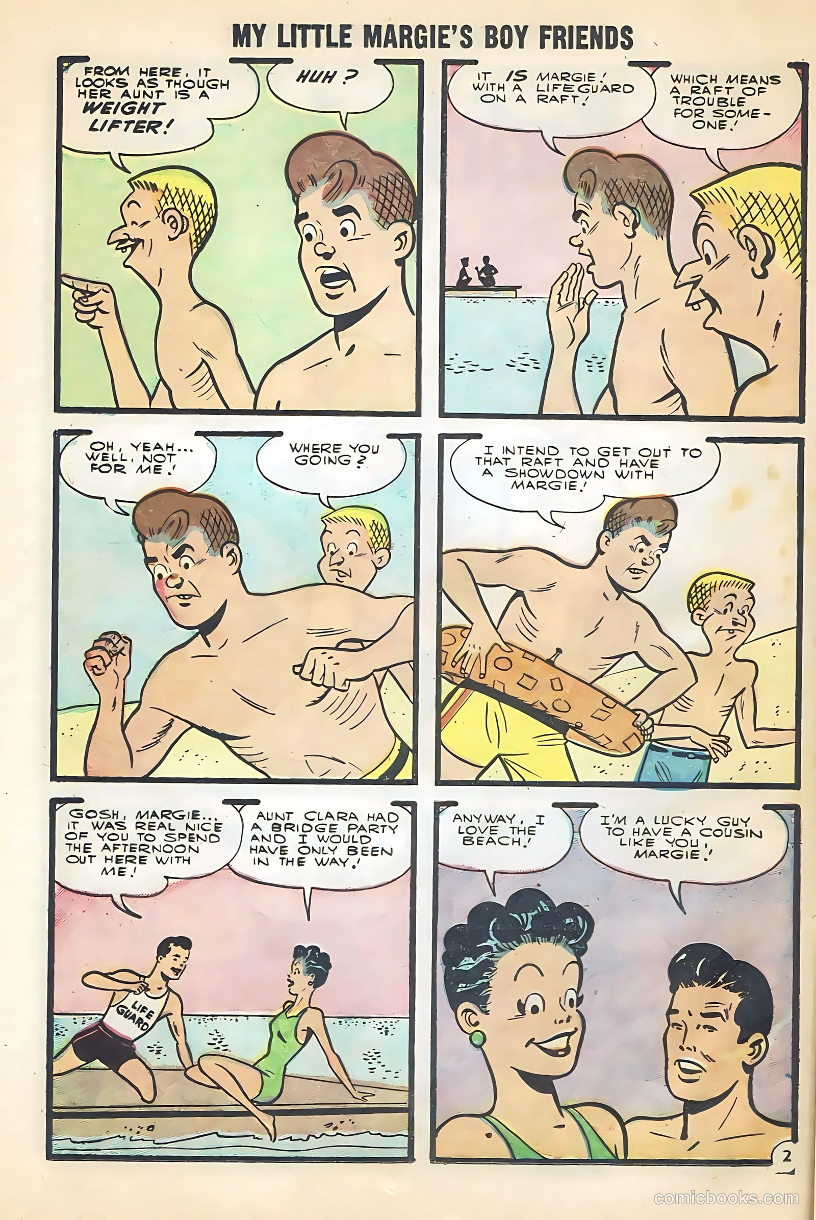 My Little Margie's Boy Friends #3 (1956) — page 16 of 36