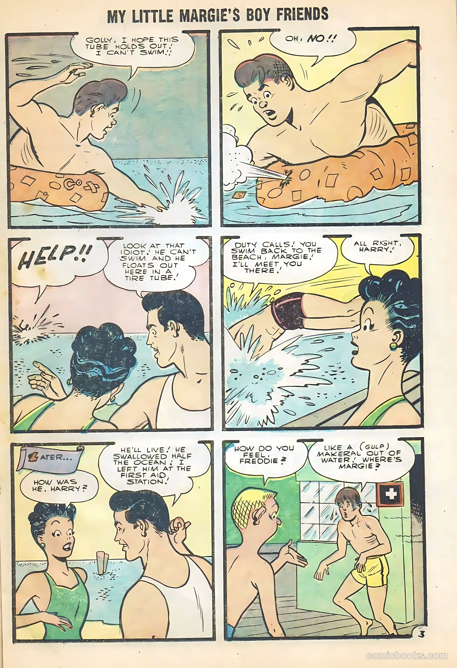 My Little Margie's Boy Friends #3 (1956) — page 17 of 36