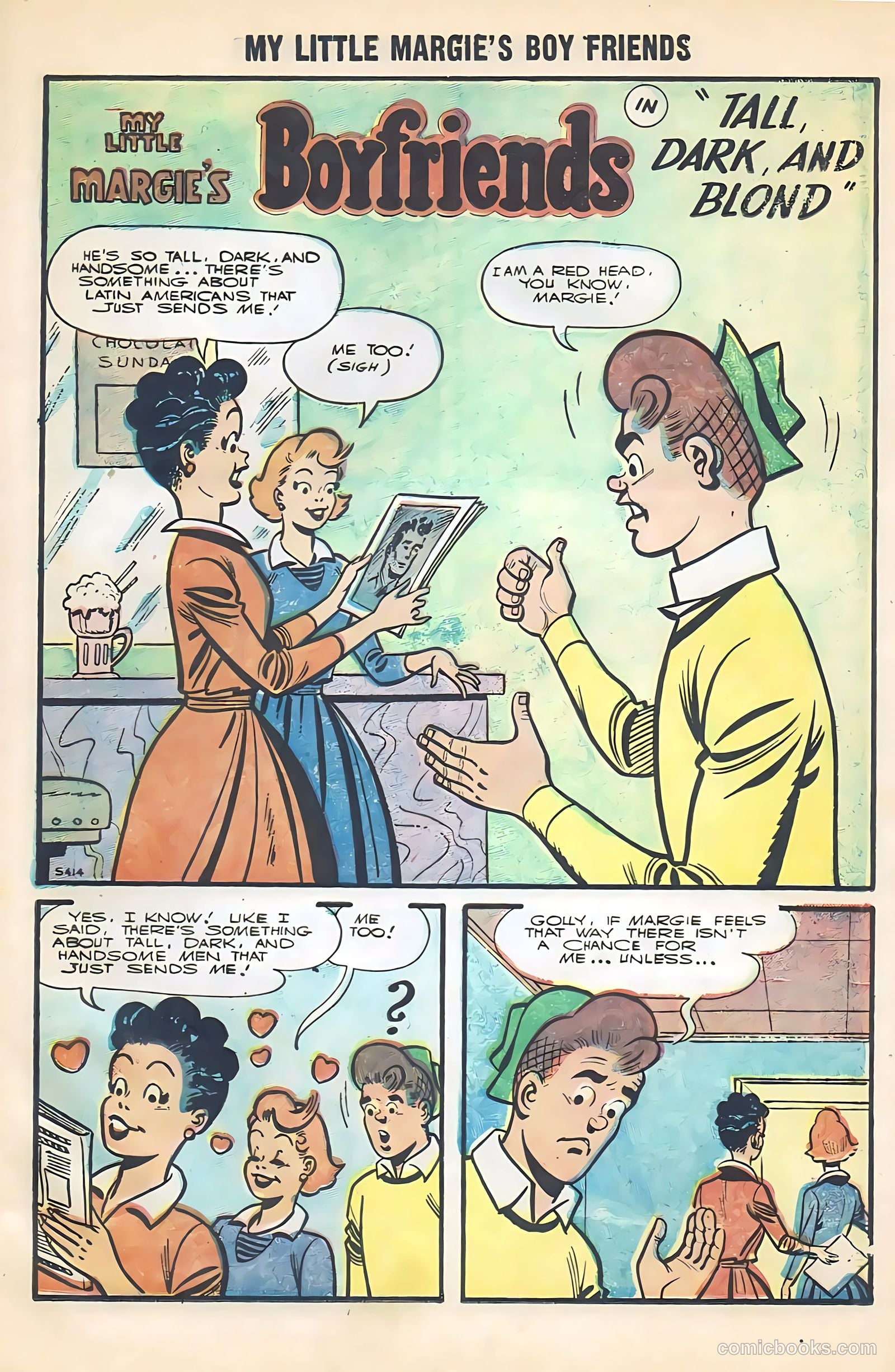 My Little Margie's Boy Friends #3 (1956) — page 21 of 36