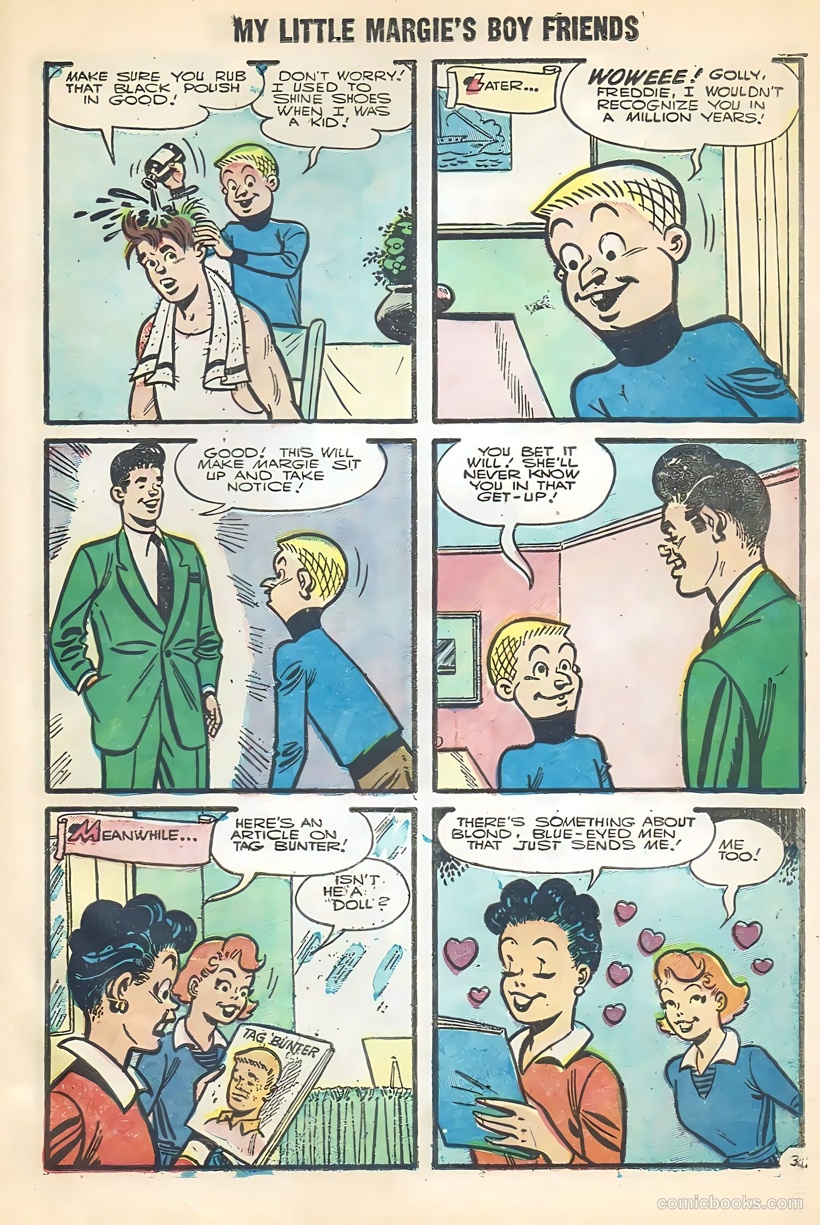 My Little Margie's Boy Friends #3 (1956) — page 23 of 36