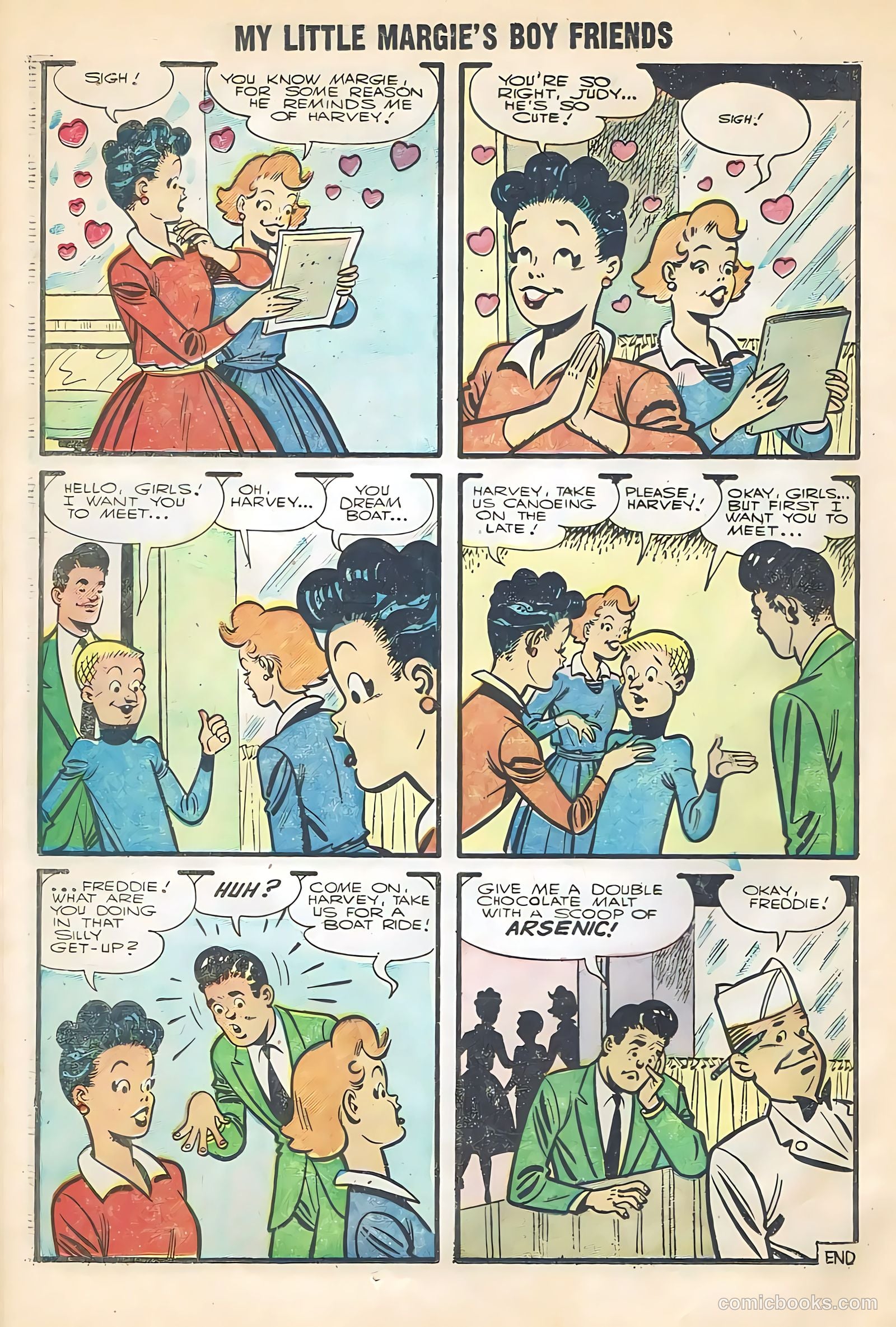 My Little Margie's Boy Friends #3 (1956) — page 24 of 36