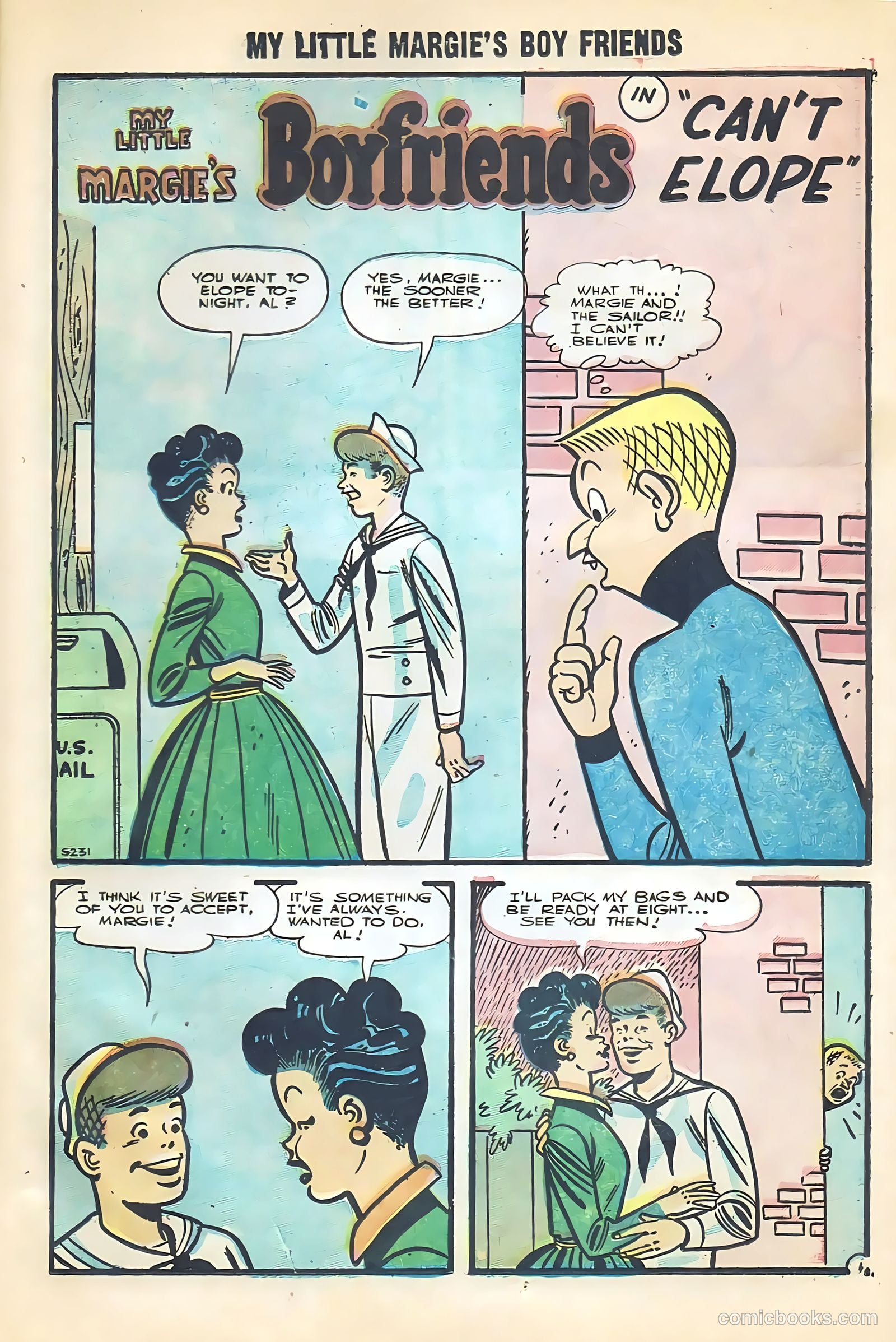 My Little Margie's Boy Friends #3 (1956) — page 25 of 36