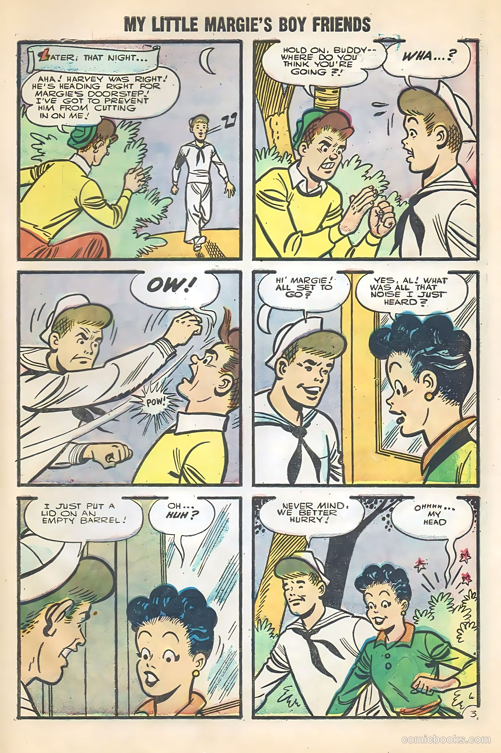 My Little Margie's Boy Friends #3 (1956) — page 27 of 36