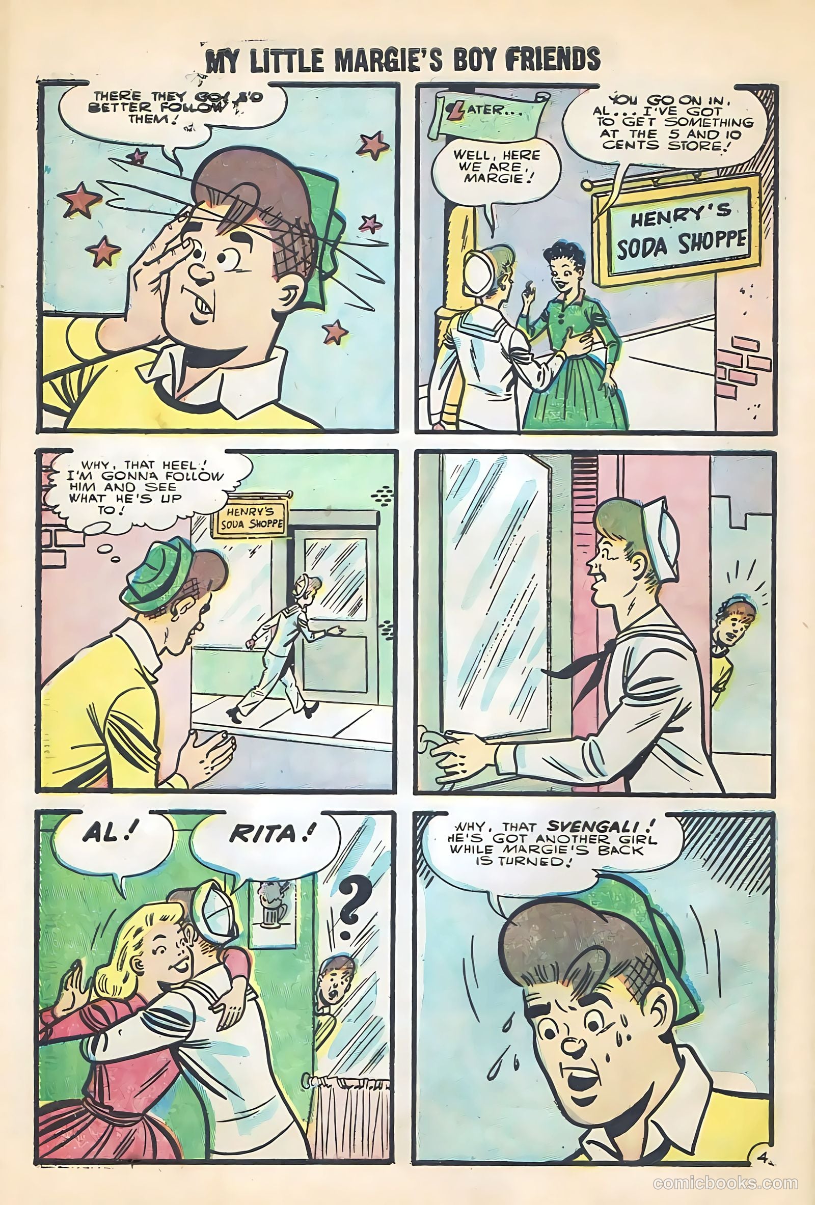 My Little Margie's Boy Friends #3 (1956) — page 28 of 36