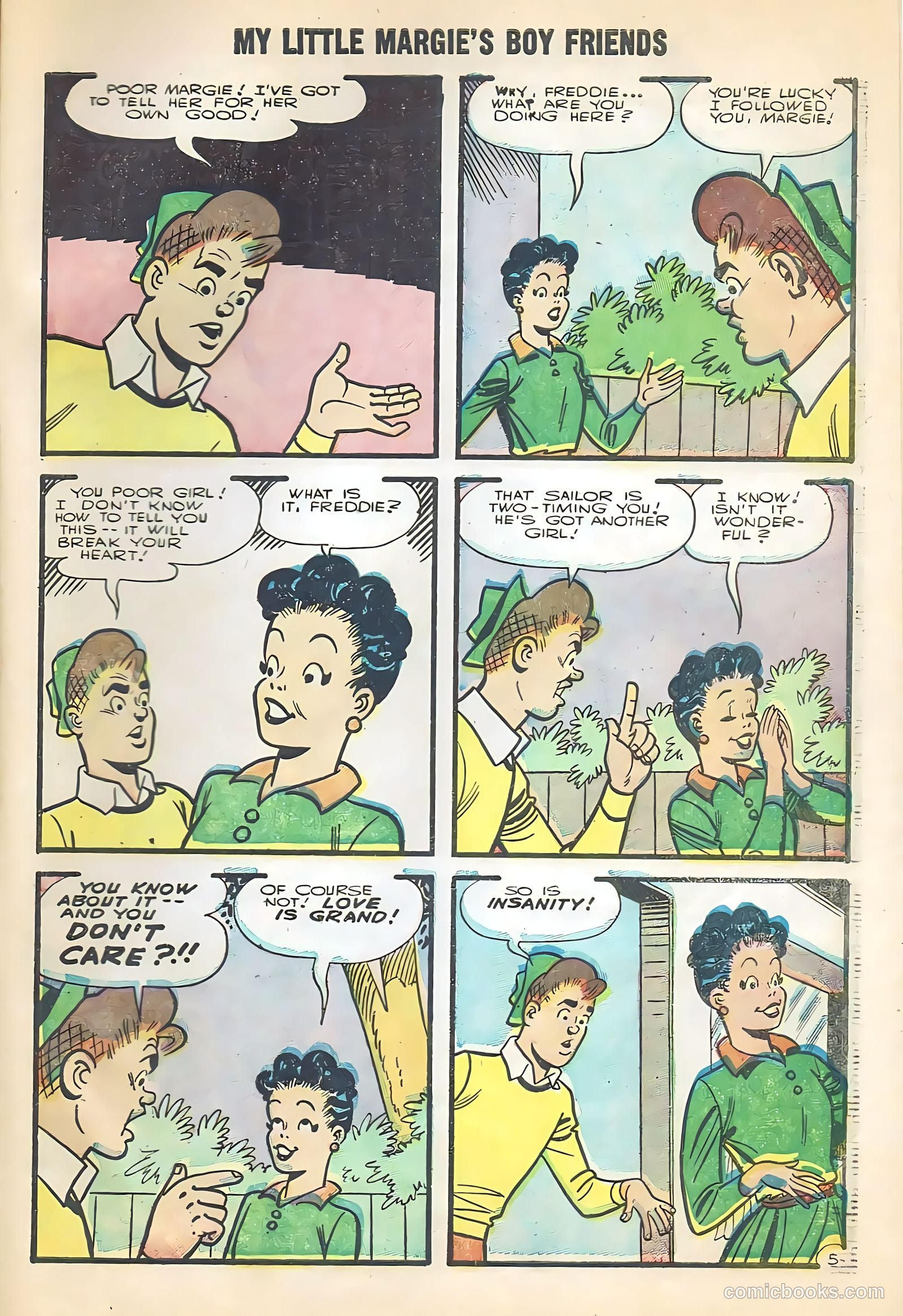 My Little Margie's Boy Friends #3 (1956) — page 29 of 36