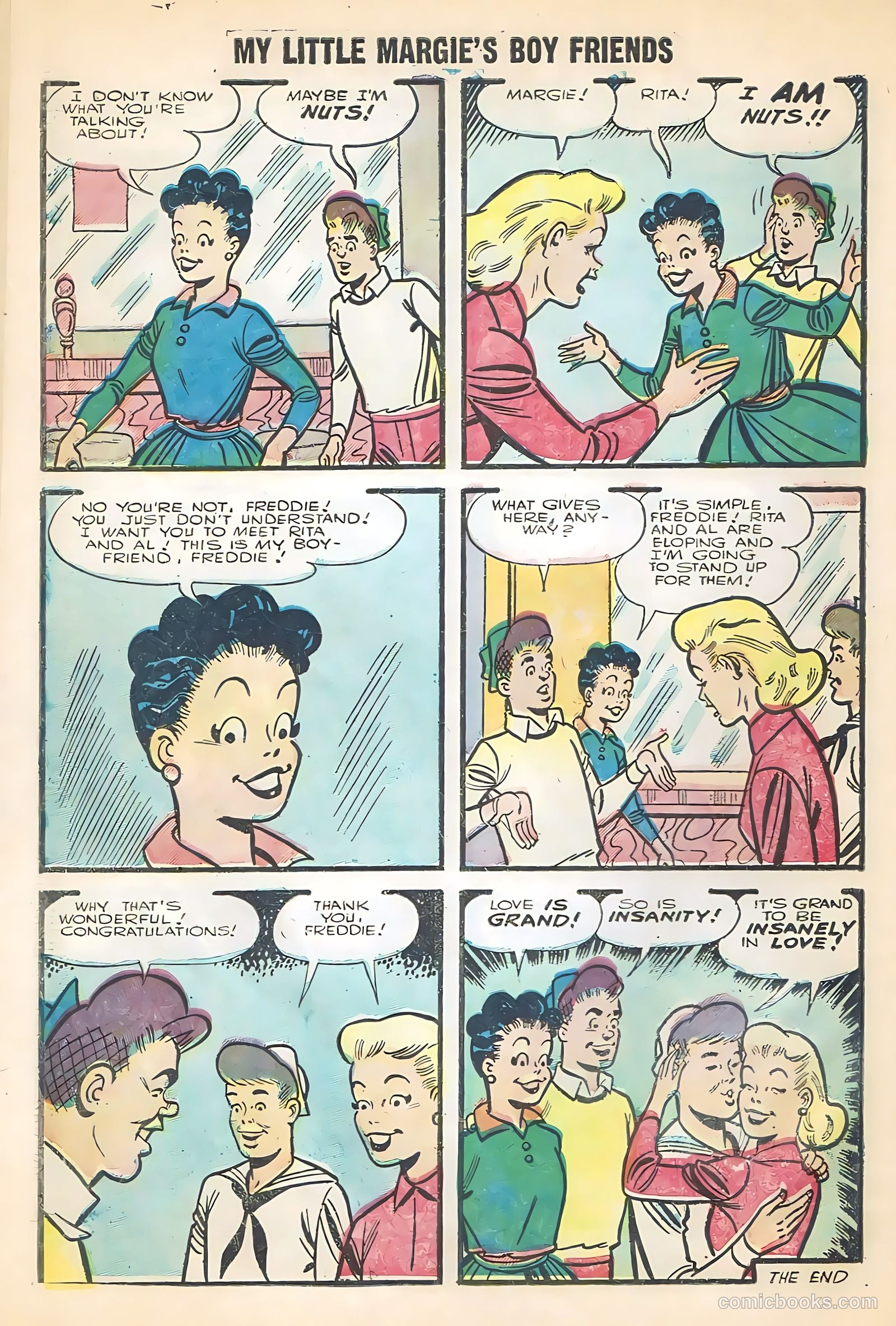 My Little Margie's Boy Friends #3 (1956) — page 30 of 36