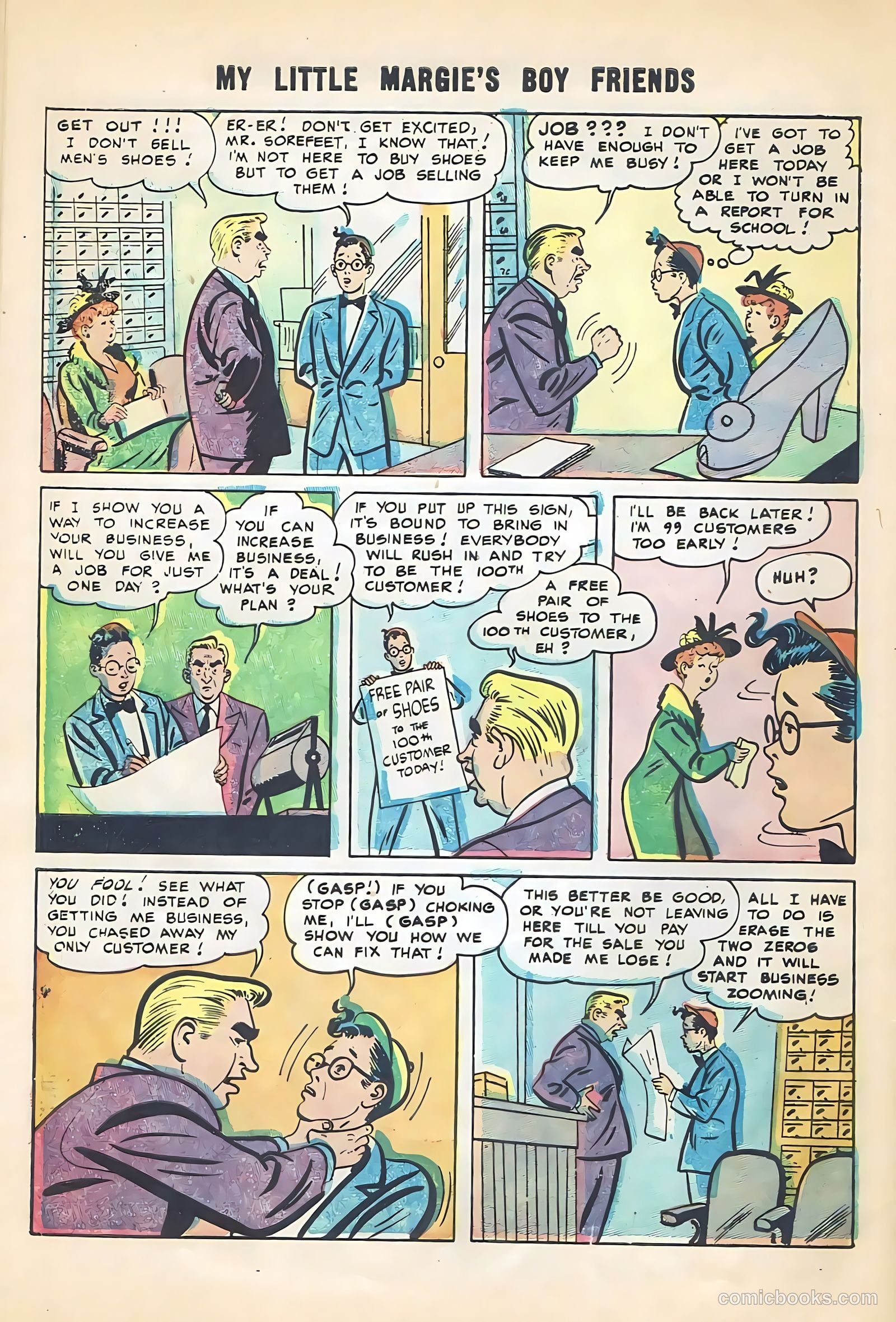 My Little Margie's Boy Friends #3 (1956) — page 32 of 36