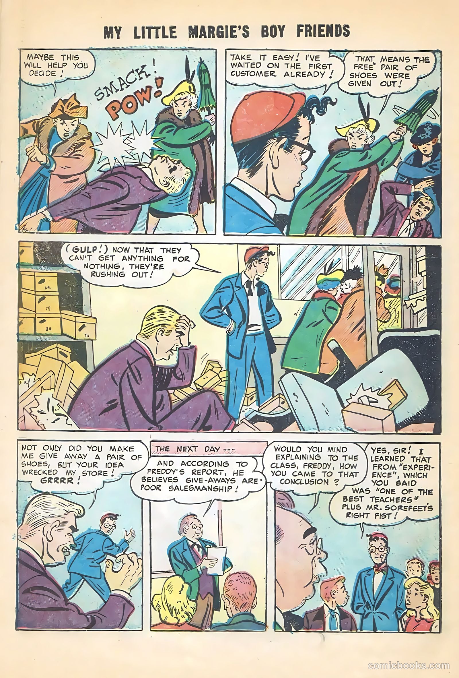 My Little Margie's Boy Friends #3 (1956) — page 34 of 36