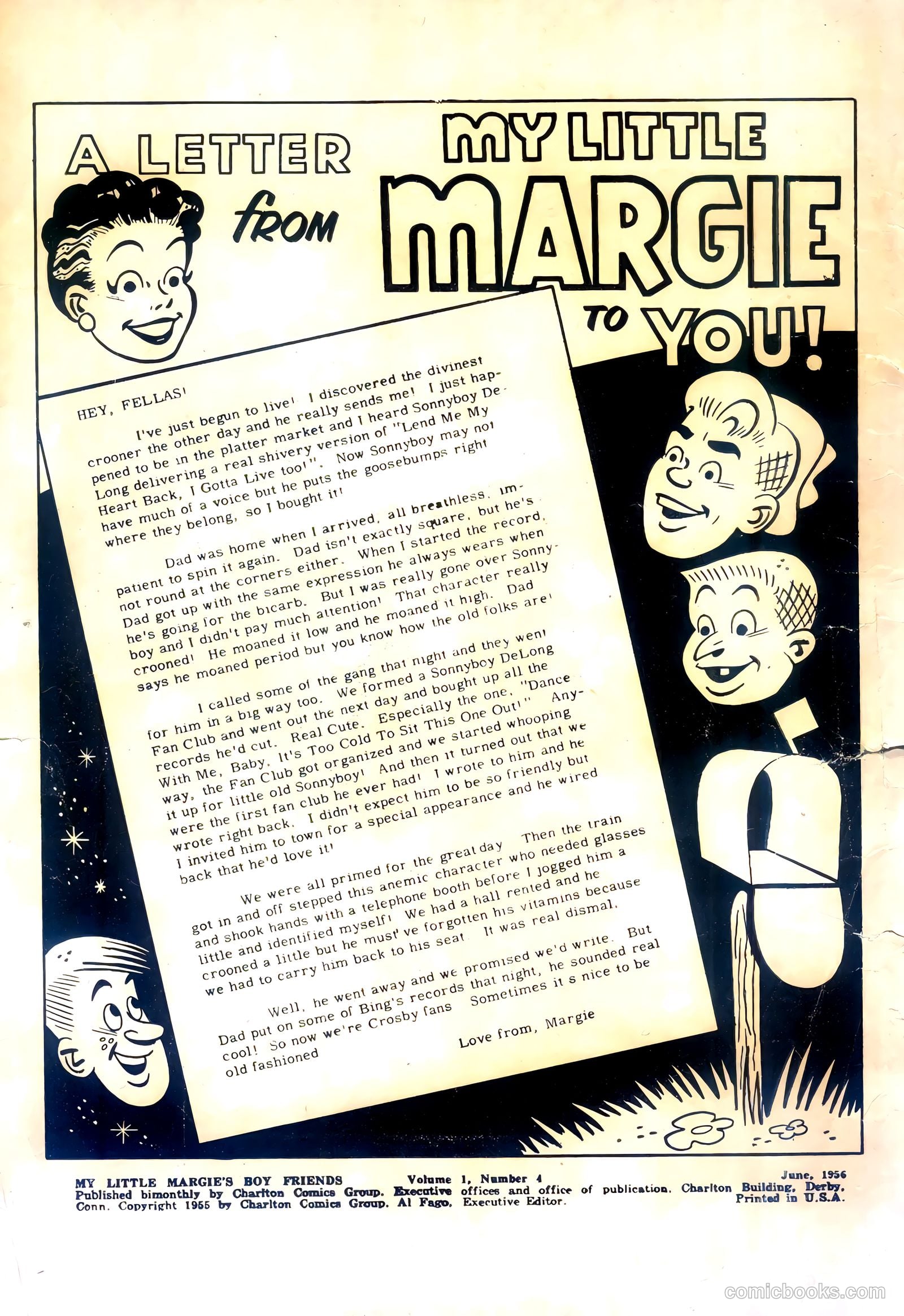 My Little Margie's Boy Friends #4 (1956) — page 2 of 36