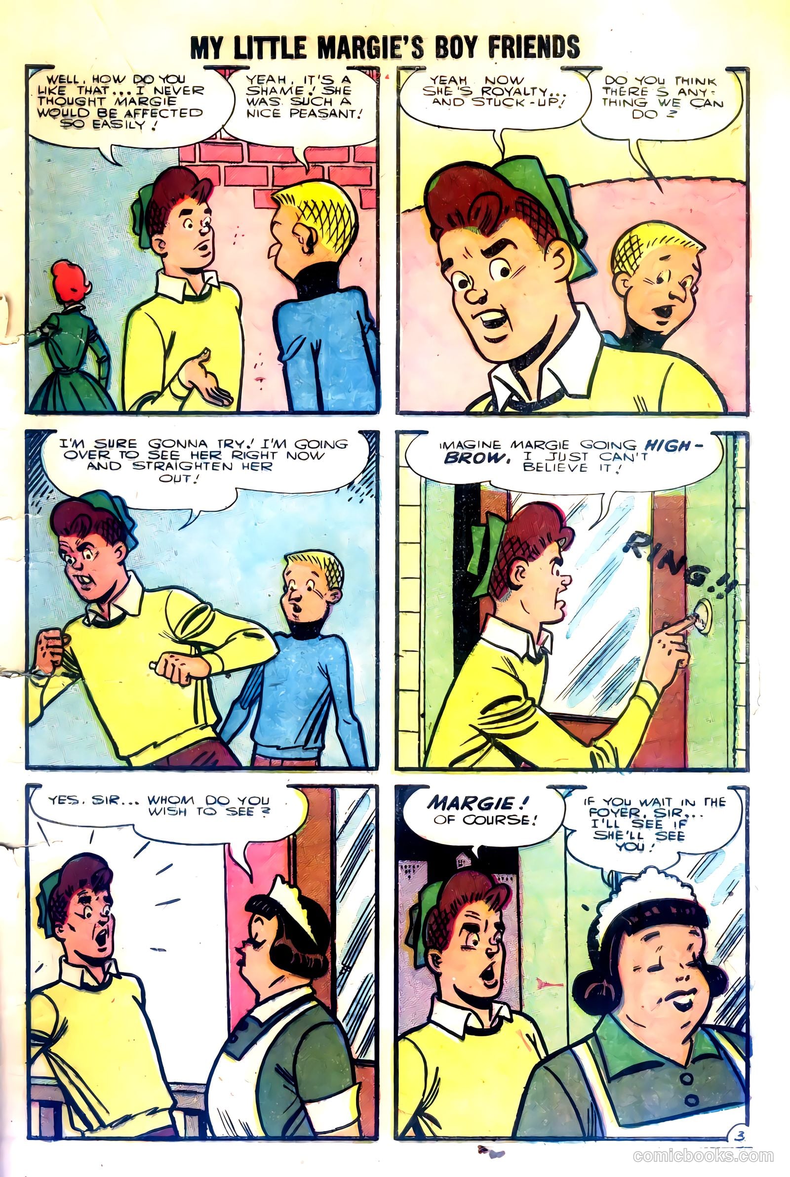 My Little Margie's Boy Friends #4 (1956) — page 5 of 36