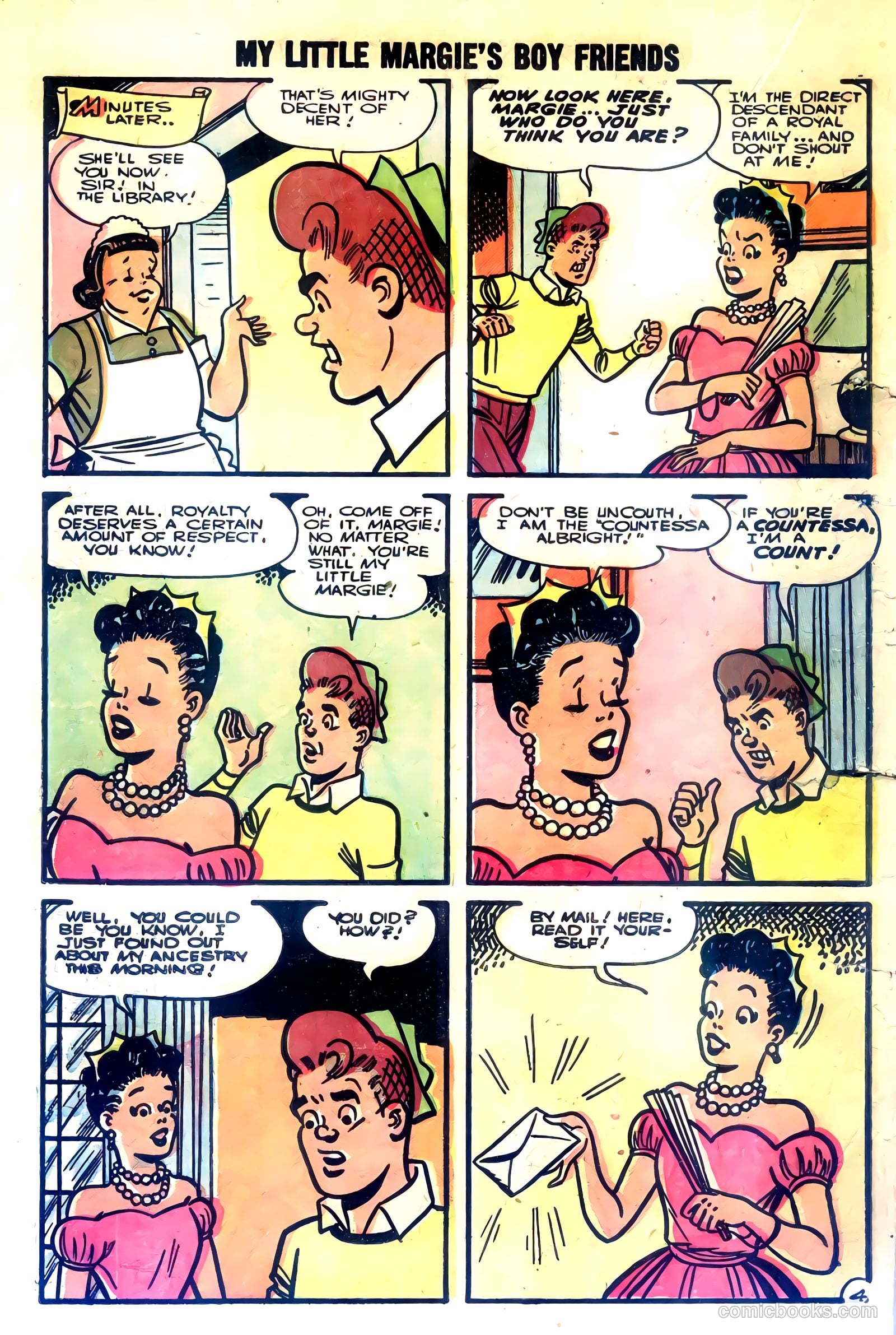 My Little Margie's Boy Friends #4 (1956) — page 6 of 36